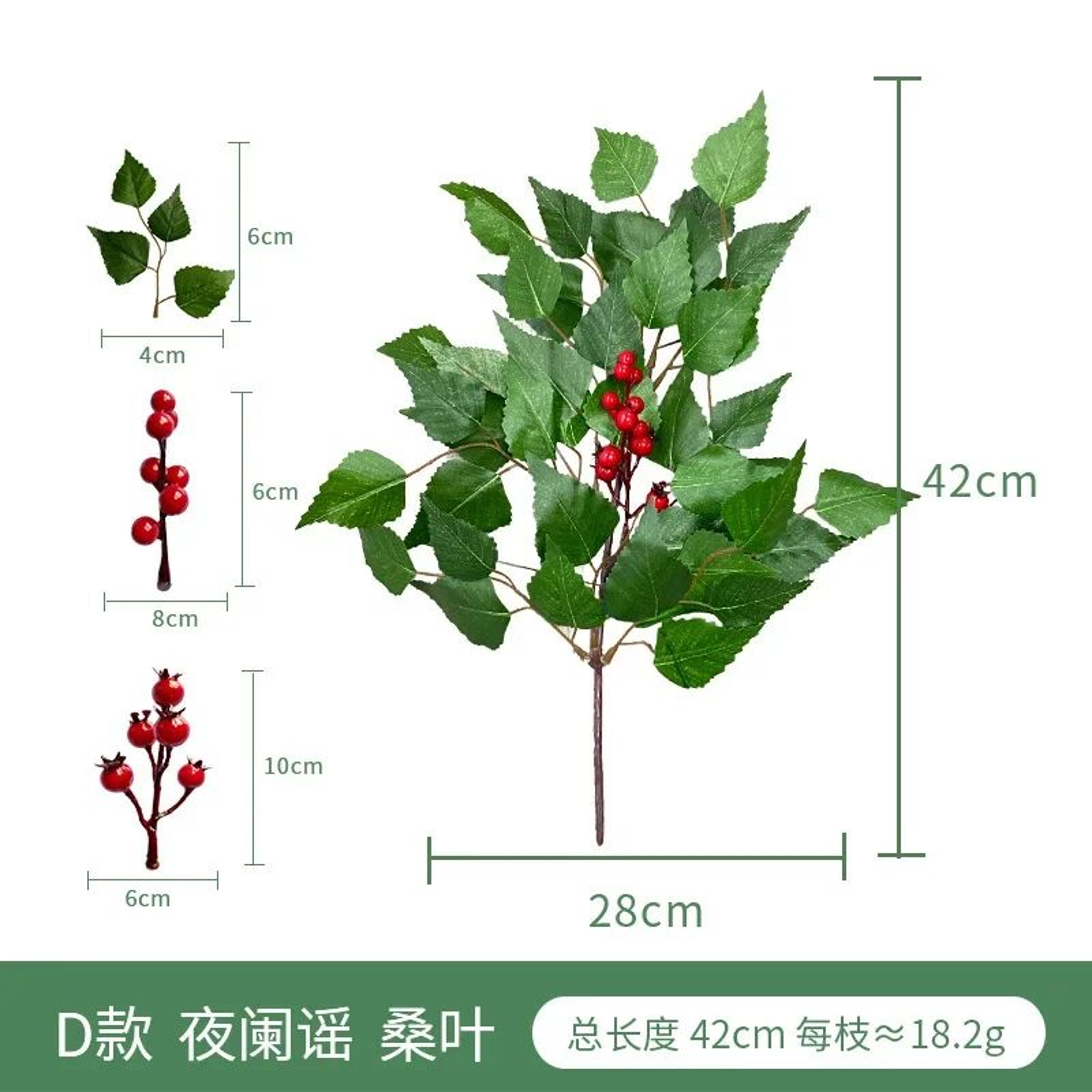 Artificial Eucalyptus Leaf Flower Arrangement Decor 28