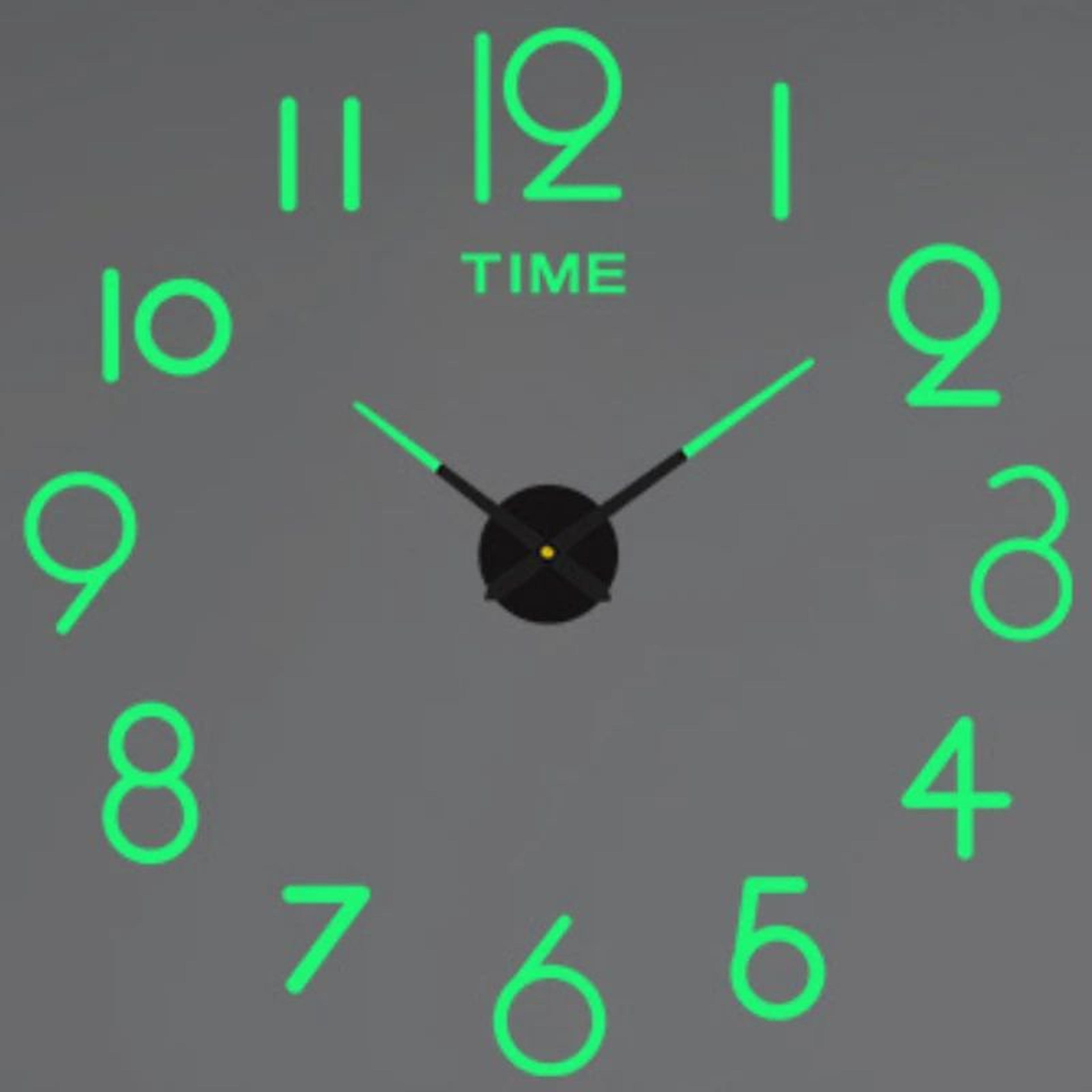 Modern 3D DIY Wall Clock Acrylic Mirror Decor 16
