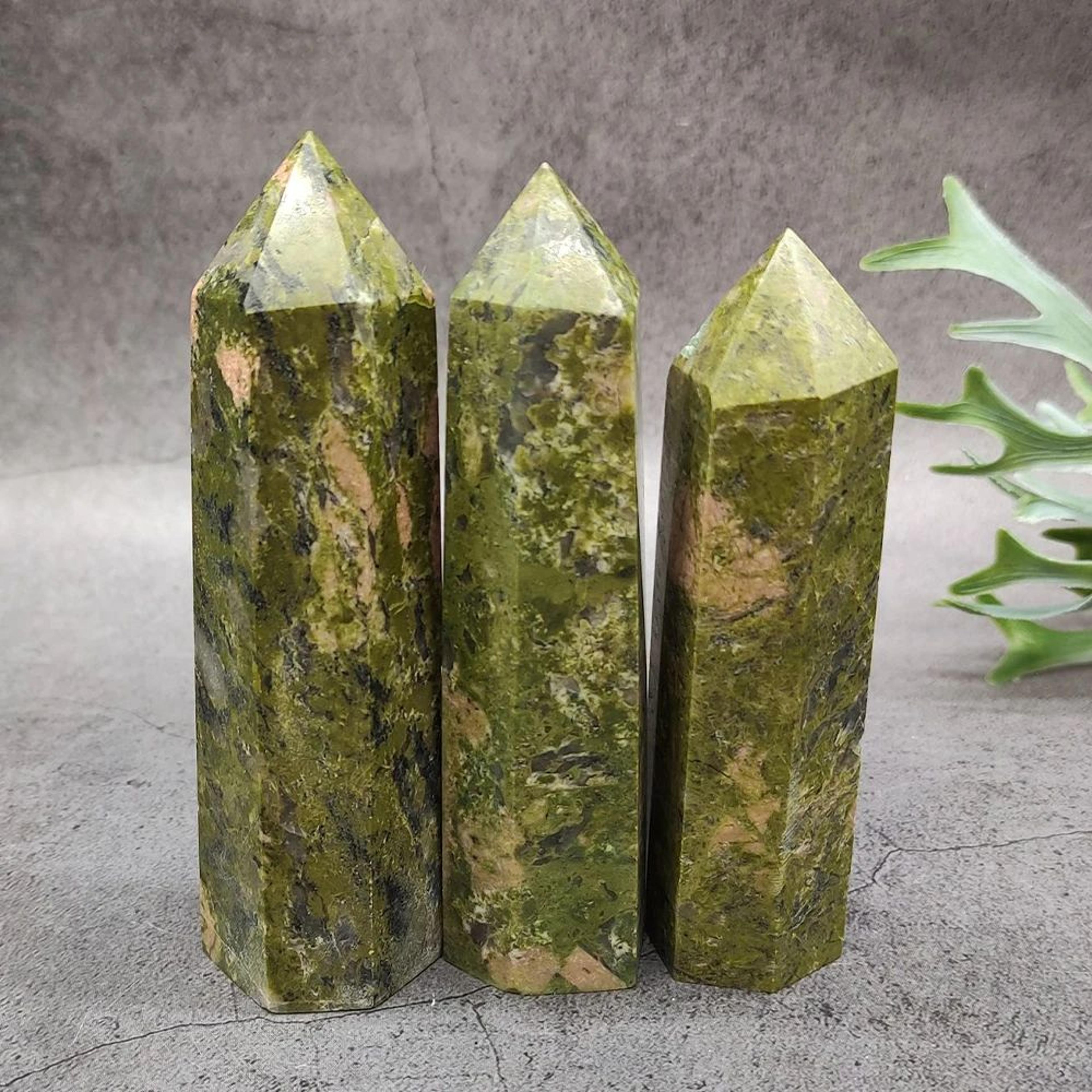 Natural Crystal Healing Wand Point Decor 18