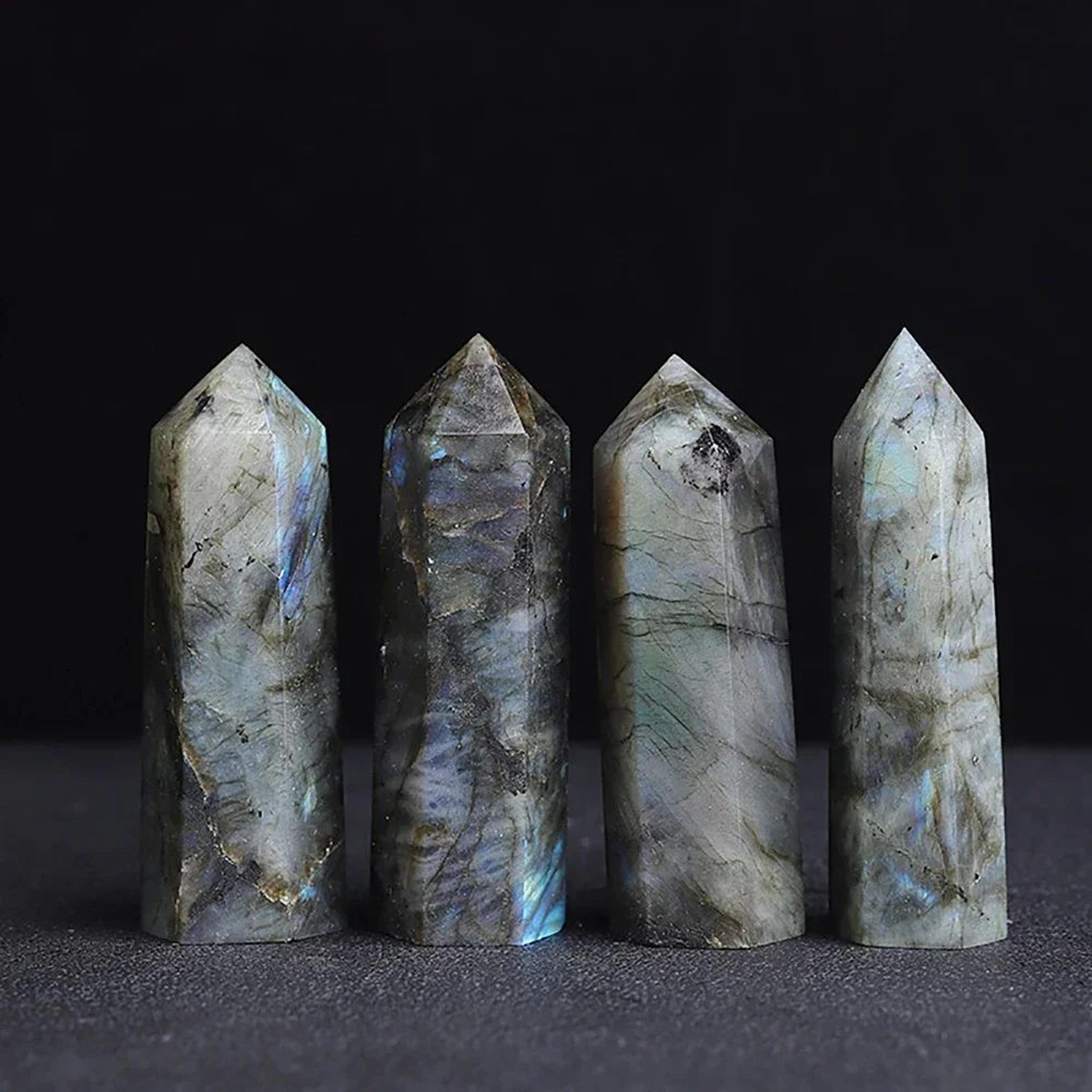 Natural Crystal Healing Wand Point Decor 19