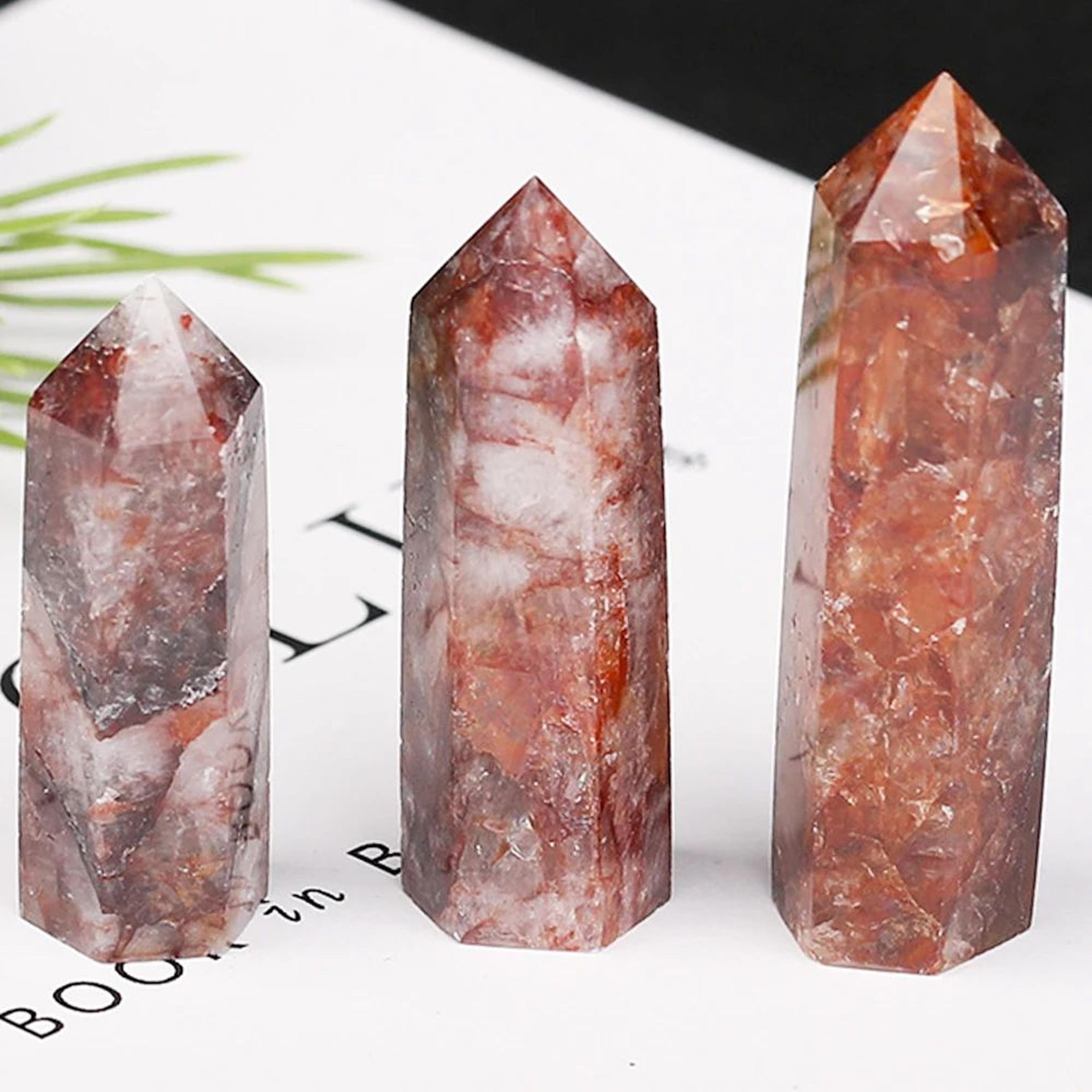 Natural Crystal Healing Wand Point Decor 23