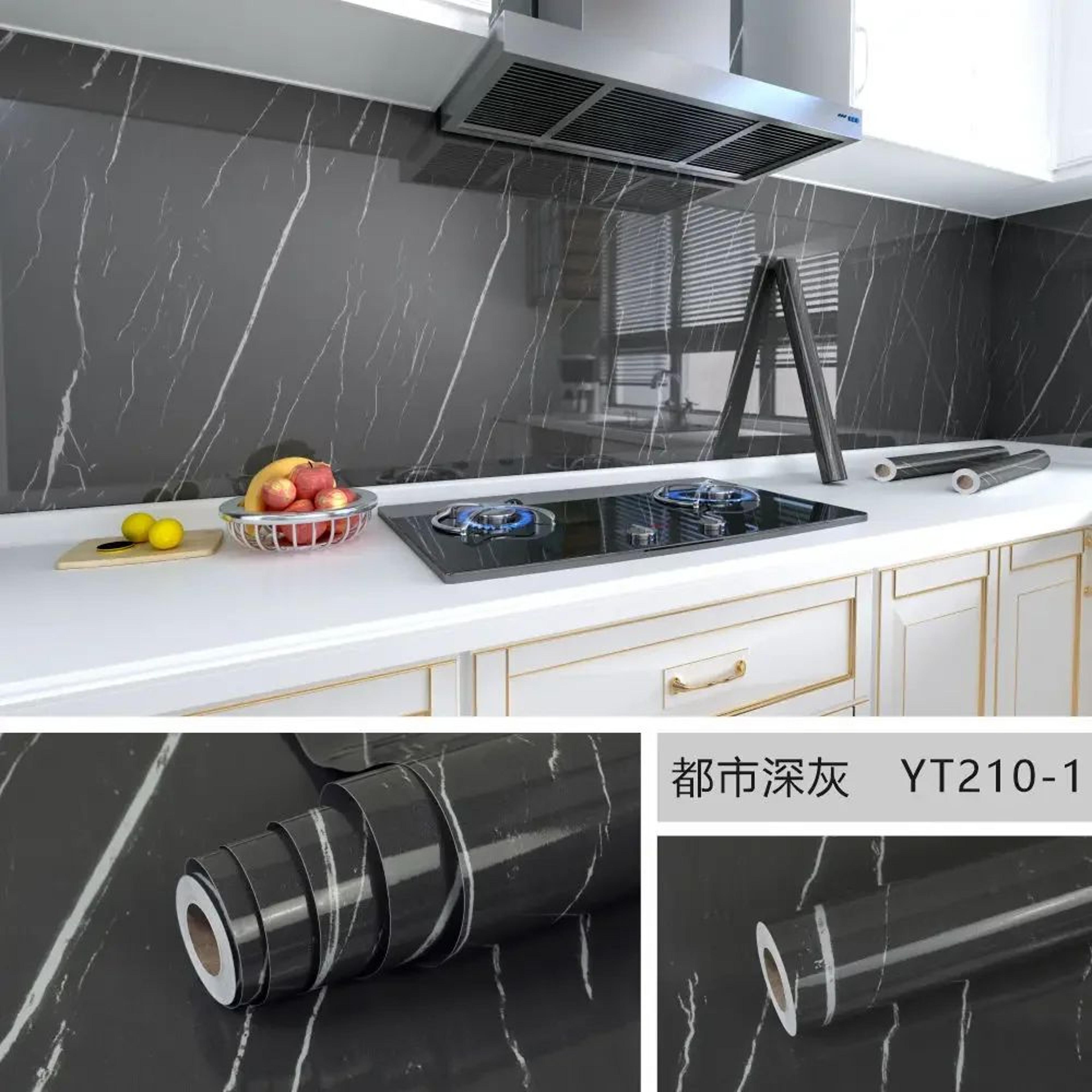 Marble Self Adhesive Waterproof Wall Sticker Roll 22