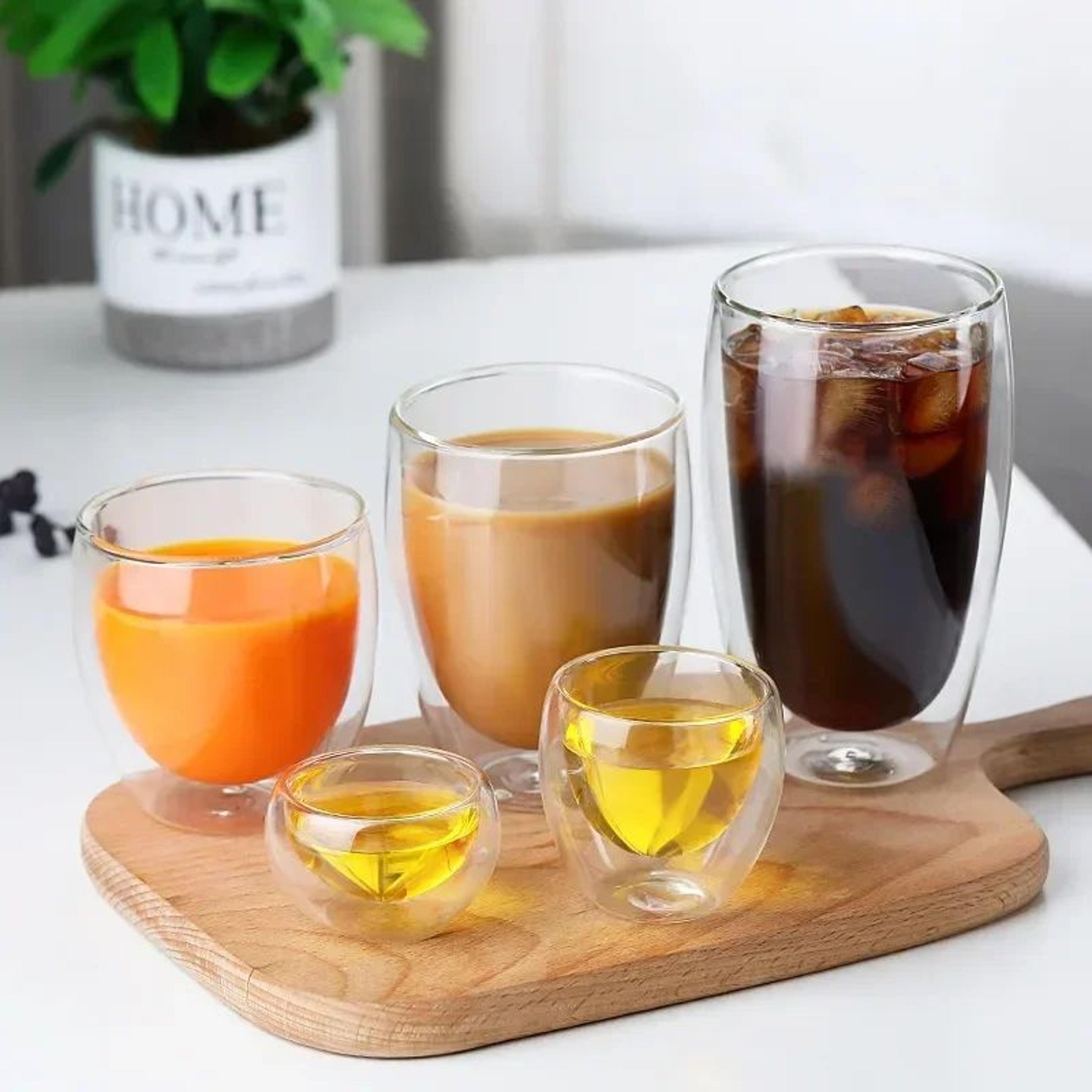 Double Wall Heat Resistant Glass Cup 2
