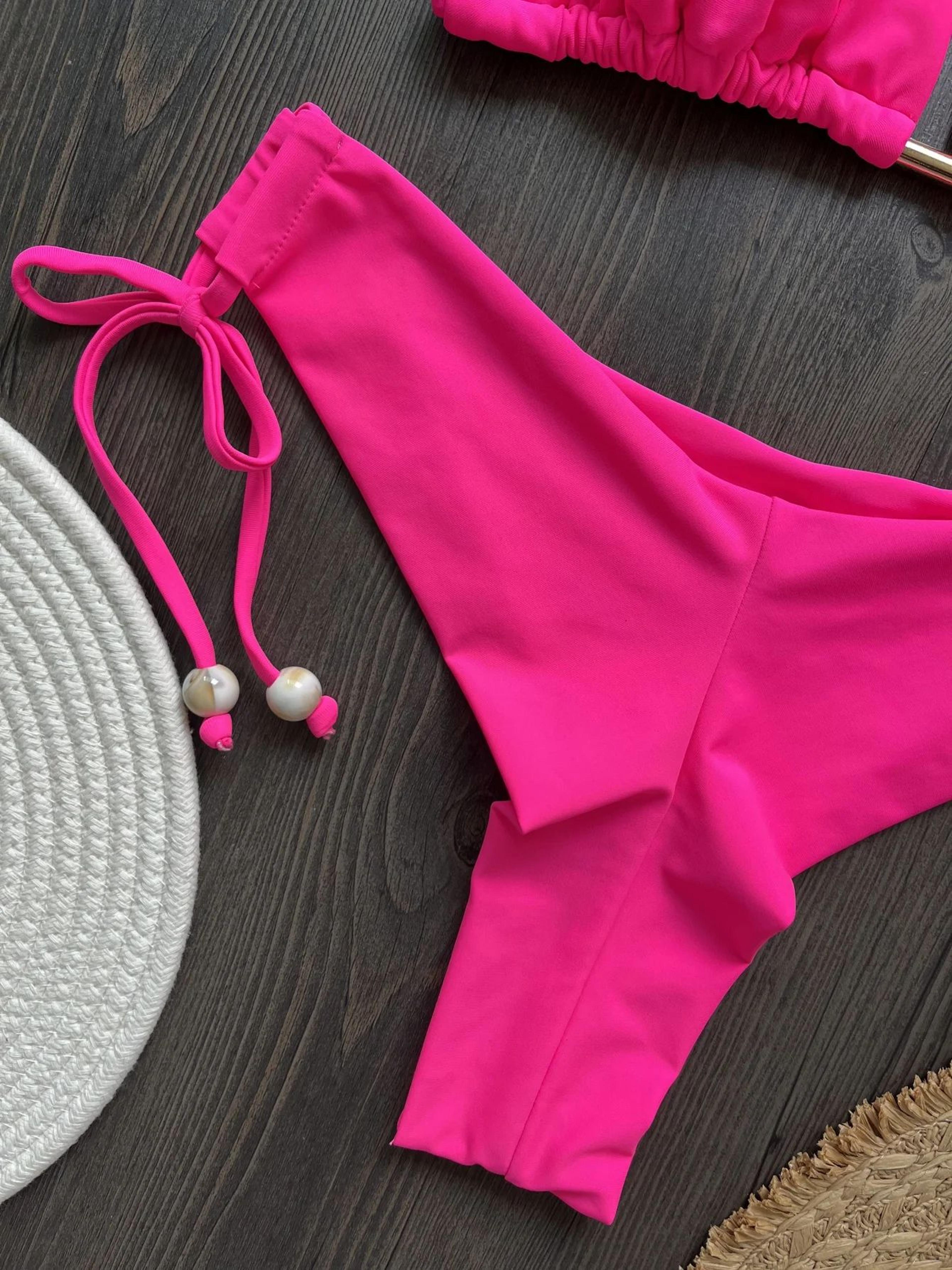 Sexy Triangle Chain Bikini Set For Women 5