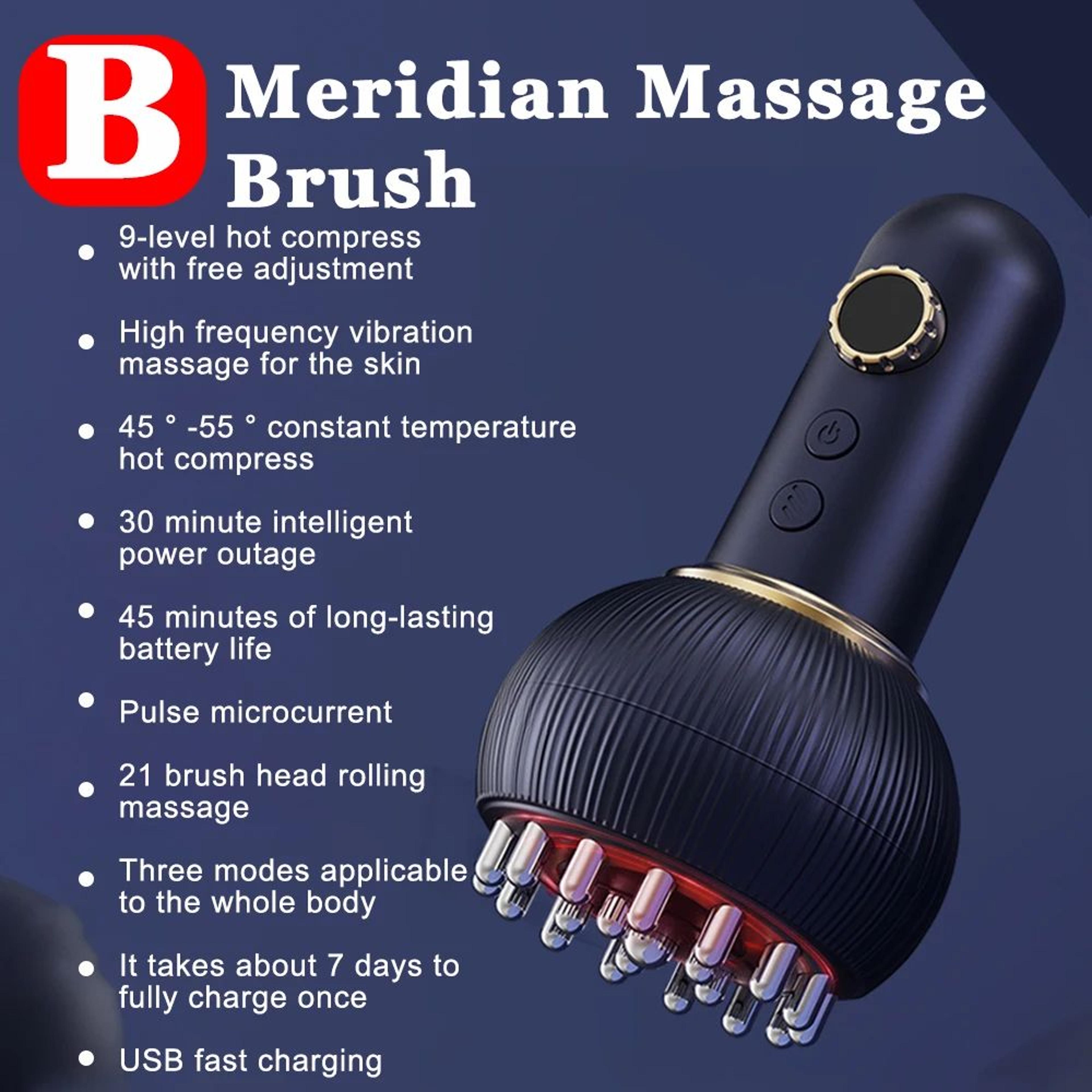 Electric EMS Microcurrent Massager Brush 10