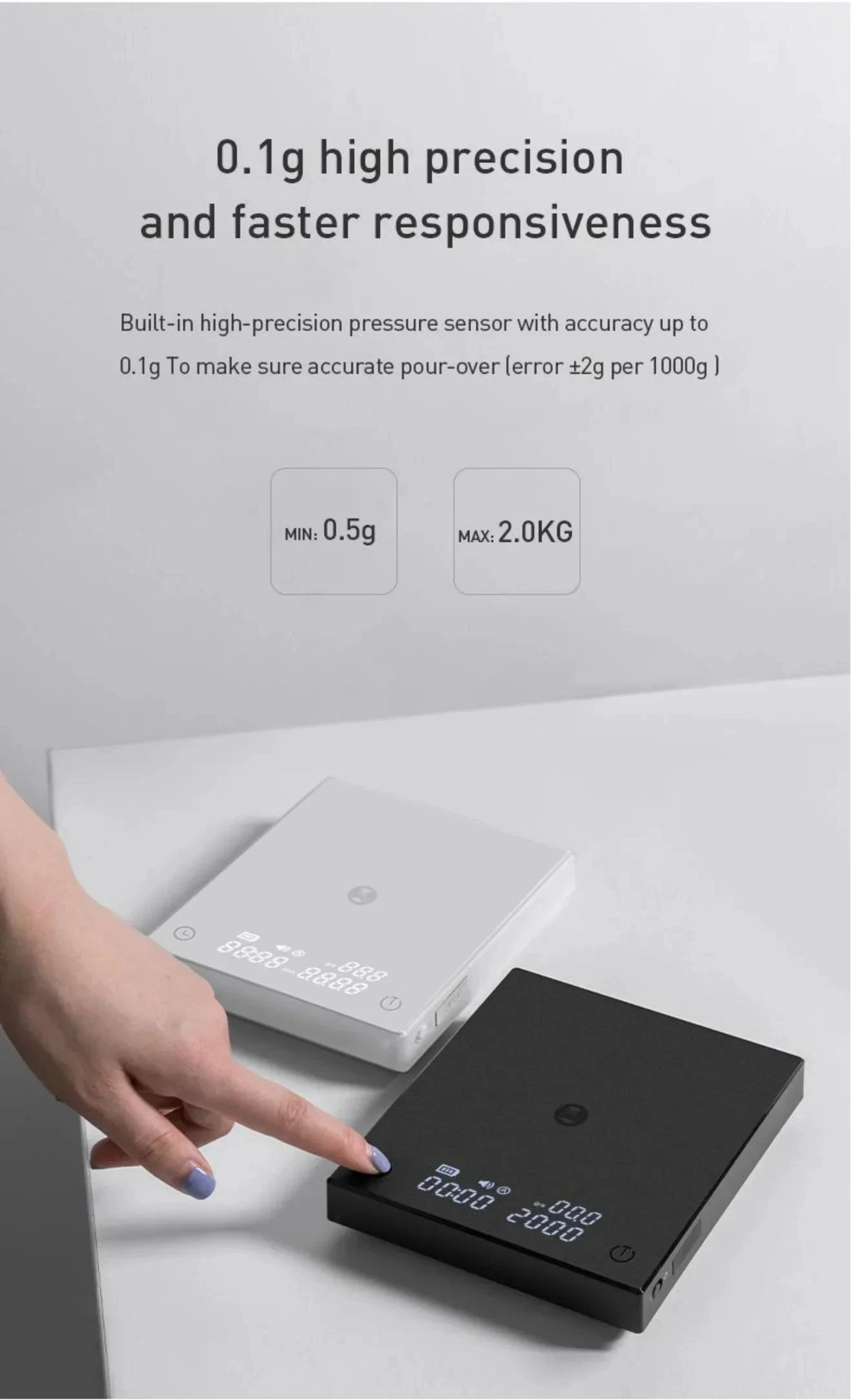 Timemore Black Mirror Coffee Scale With Timer 5