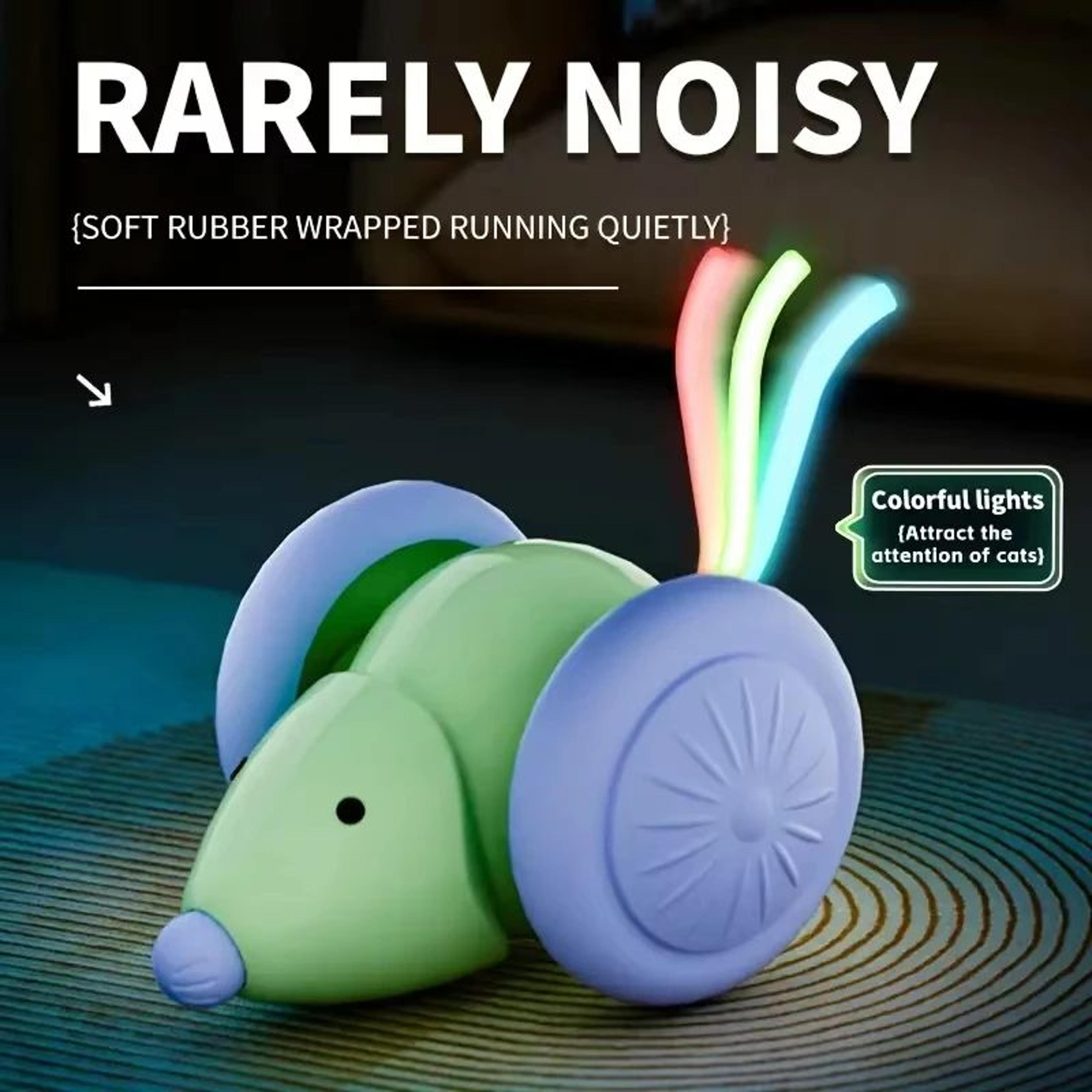 Interactive Electric Cat Toy Mouse Car With Obstacle Avoidance 2
