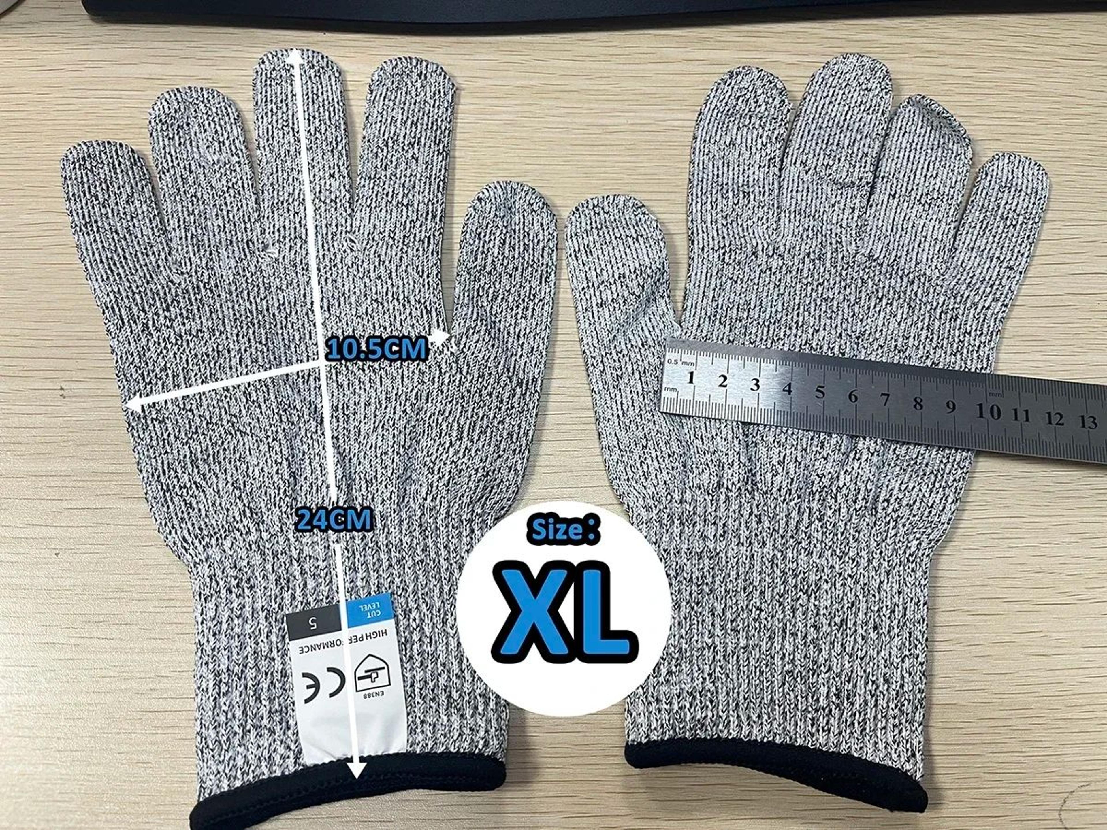 MultiPurpose HPPE Level 5 Cut Resistant Safety Gloves 11
