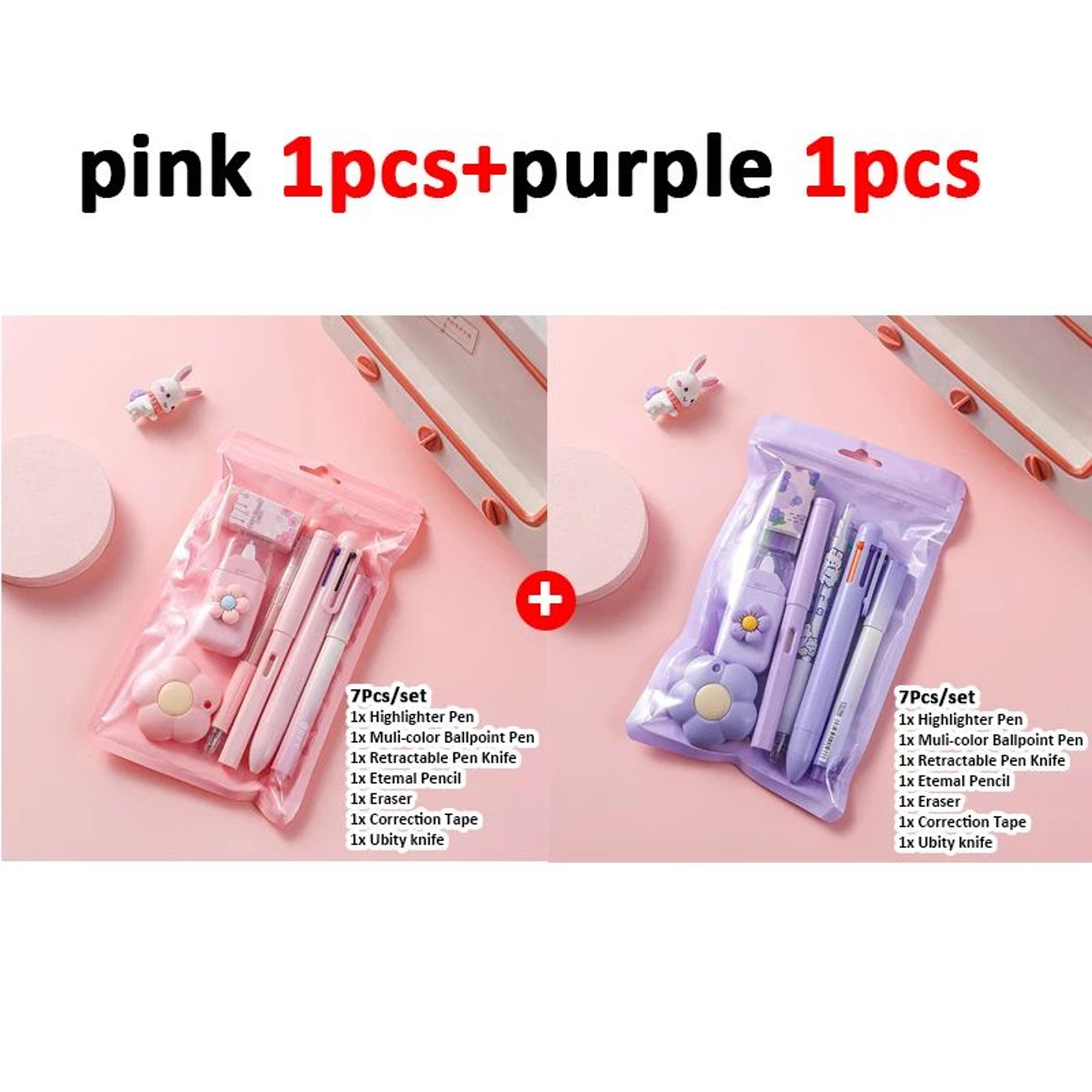 7 In 1 Cute Stationery Set For School And Gifts 18