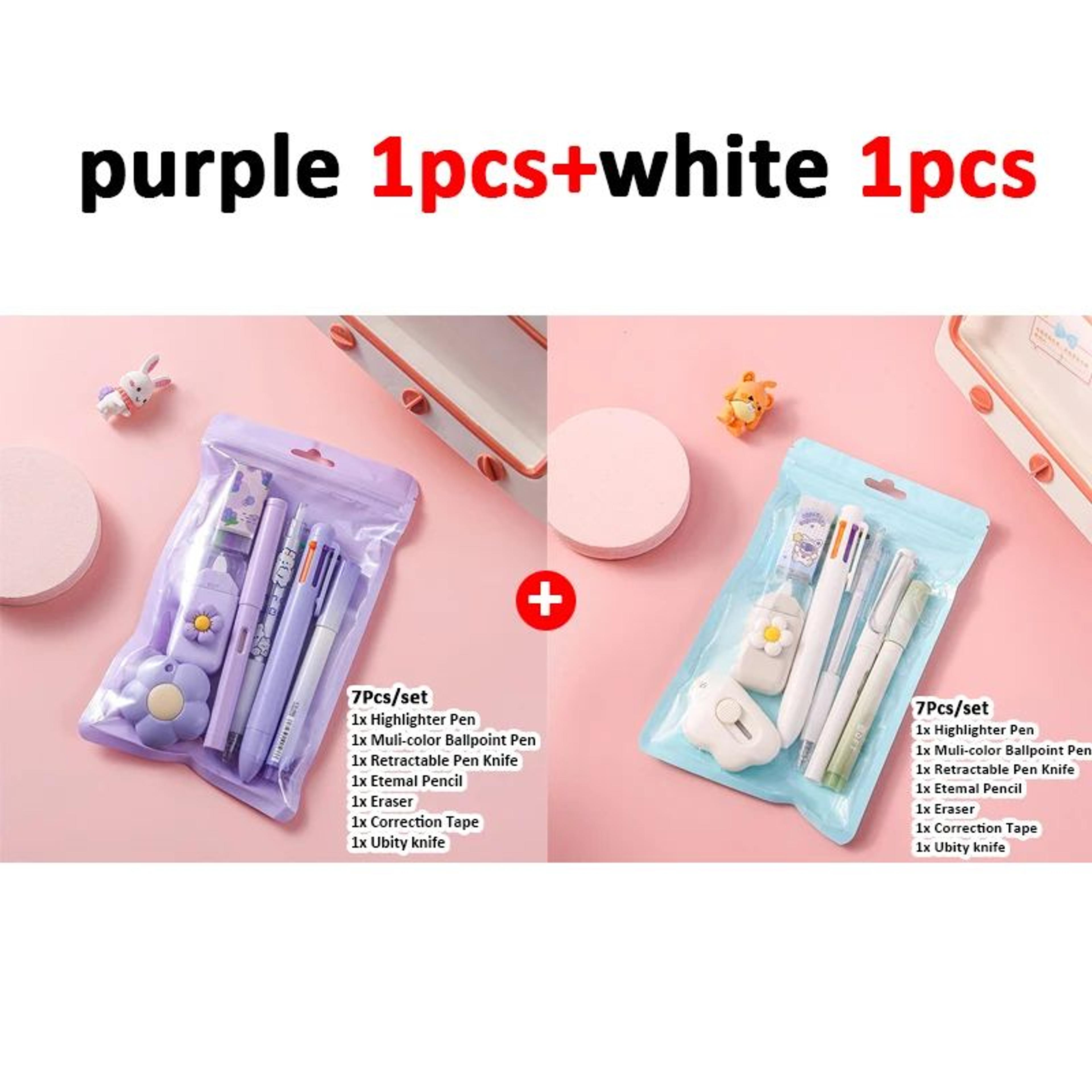 7 In 1 Cute Stationery Set For School And Gifts 20