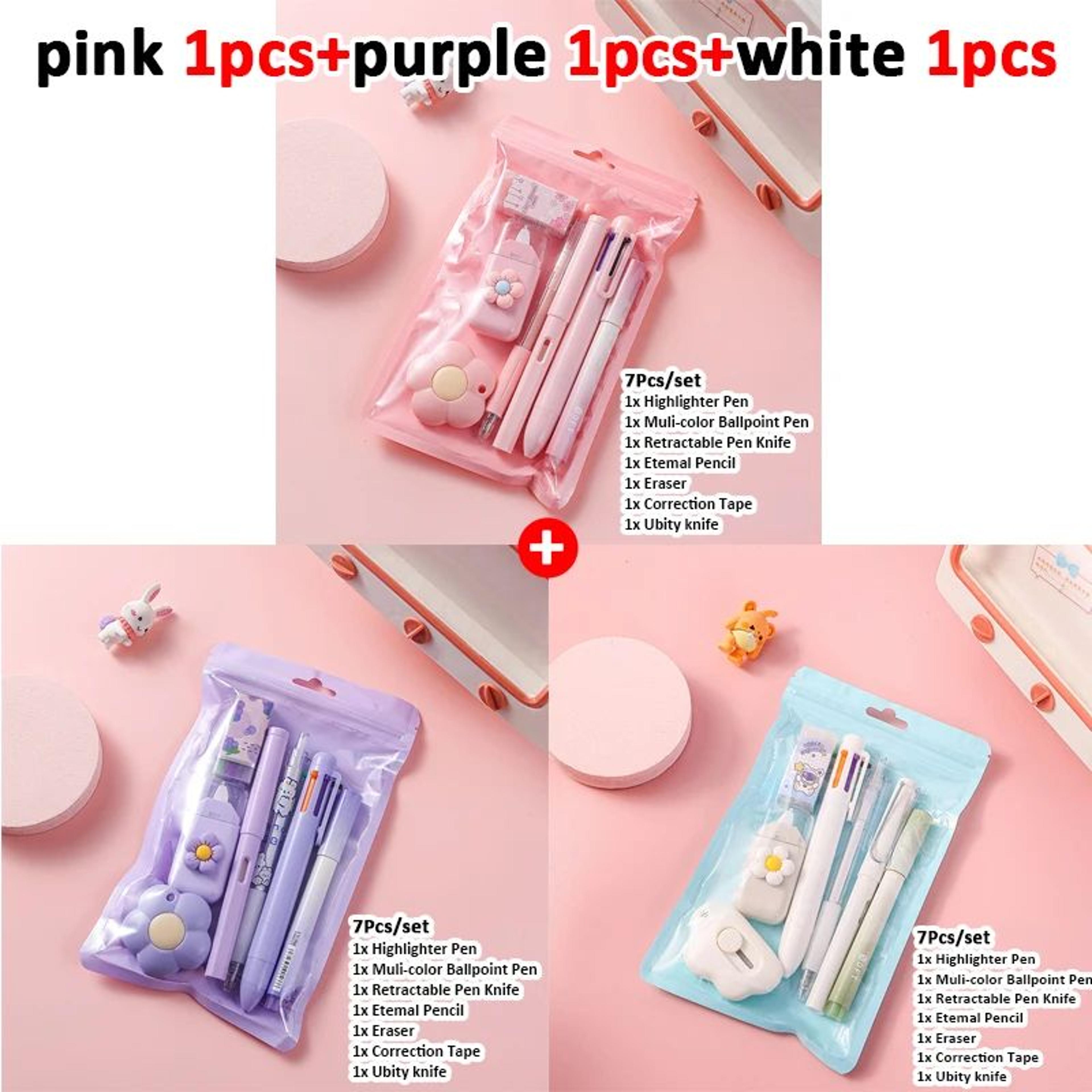 7 In 1 Cute Stationery Set For School And Gifts 28