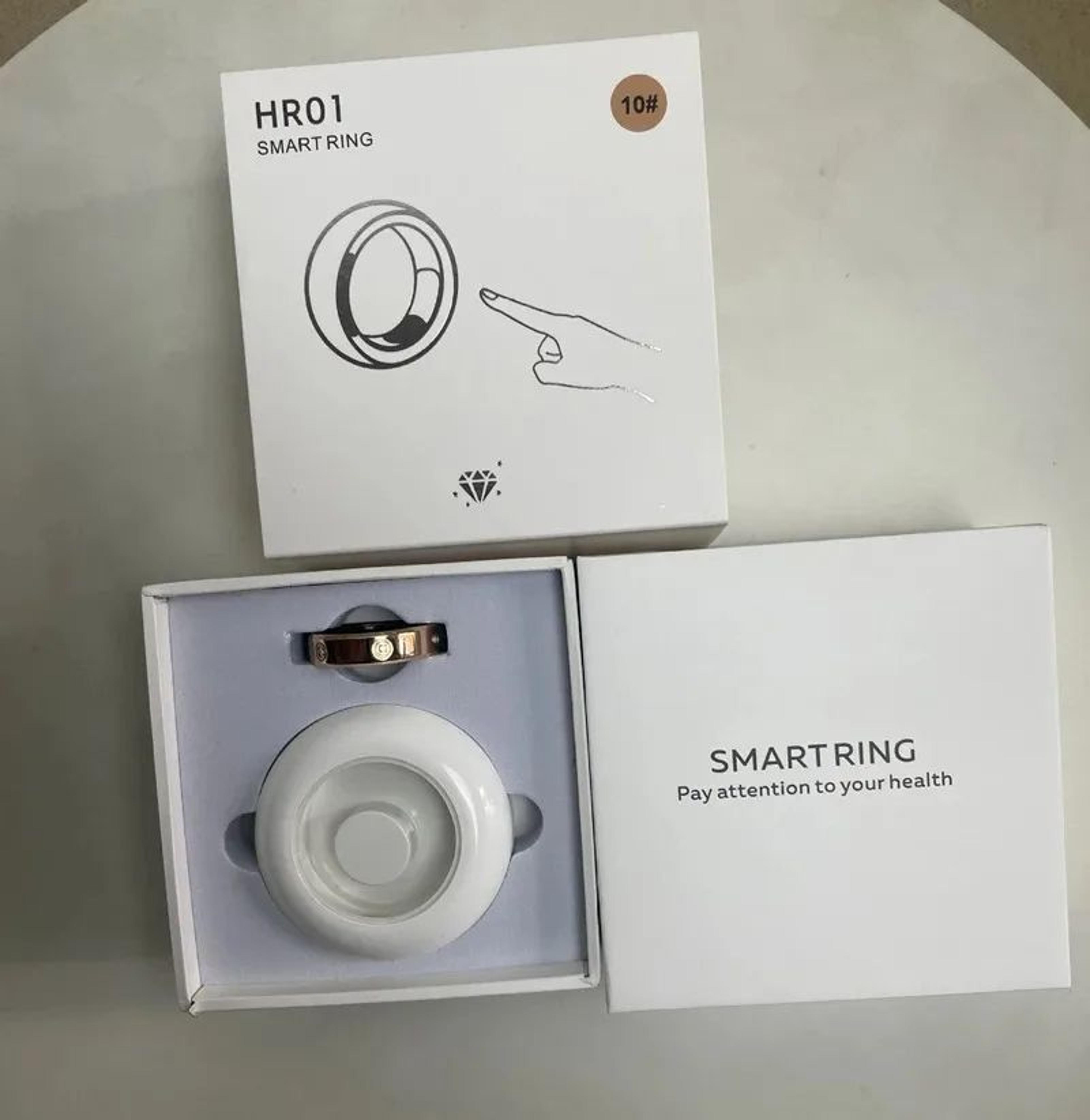 Smart Health Monitoring Ring Waterproof Fitness Tracker 10