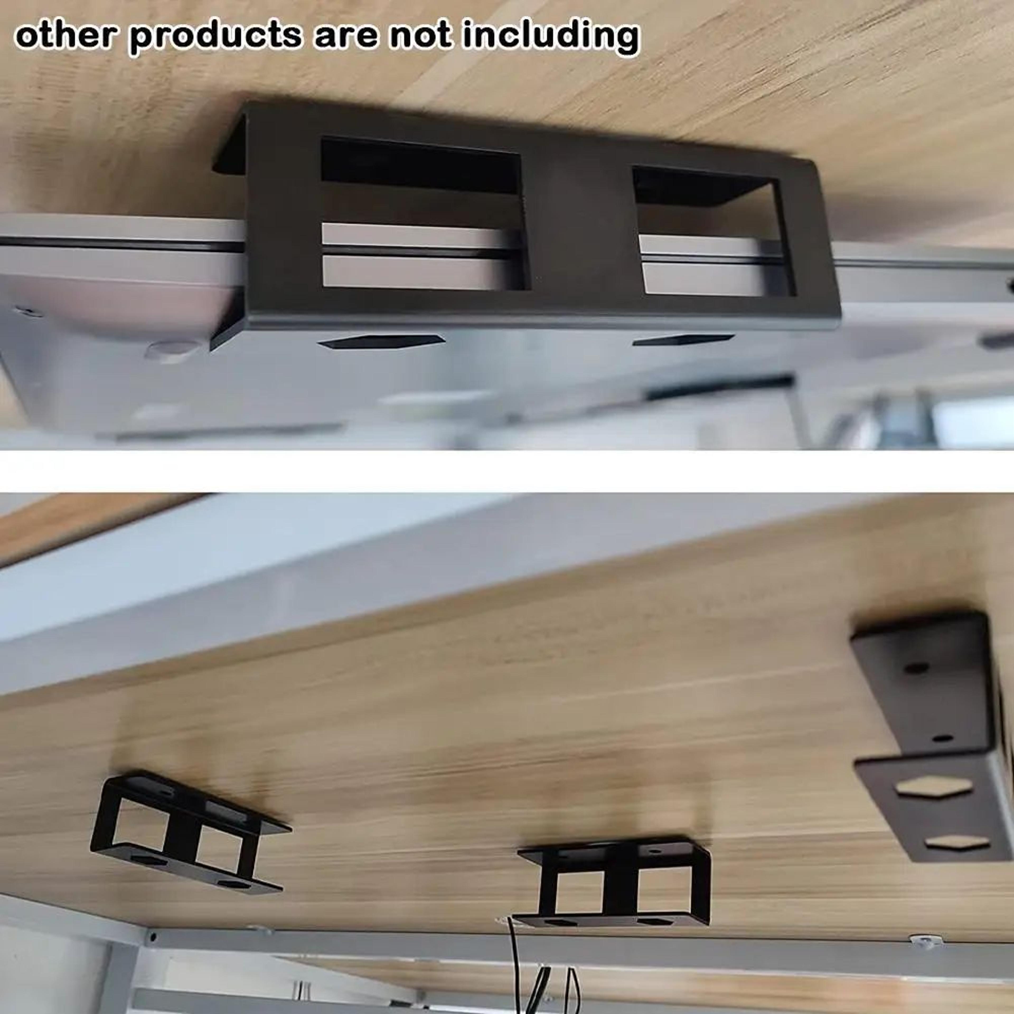 Under Desk Laptop Holder Storage Bracket 8
