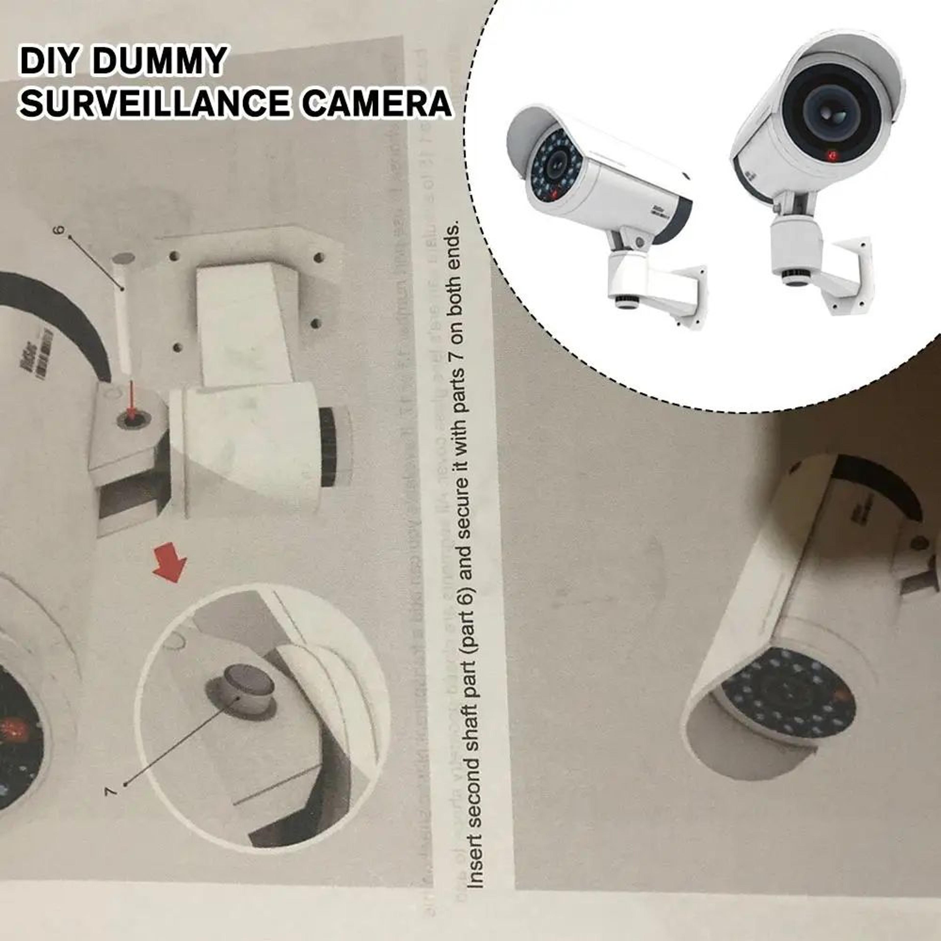 Dummy CCTV Camera With LED Security Light 7