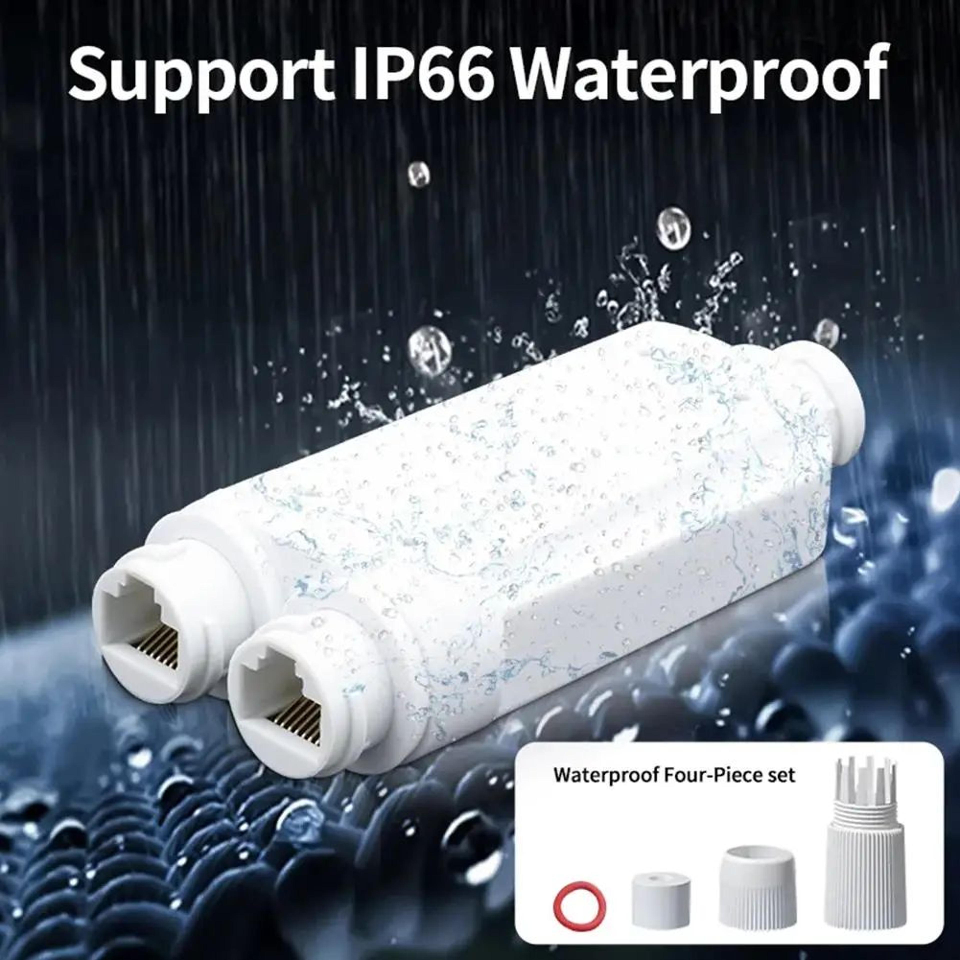 IP66 Waterproof 2 Port PoE Extender Repeater 5