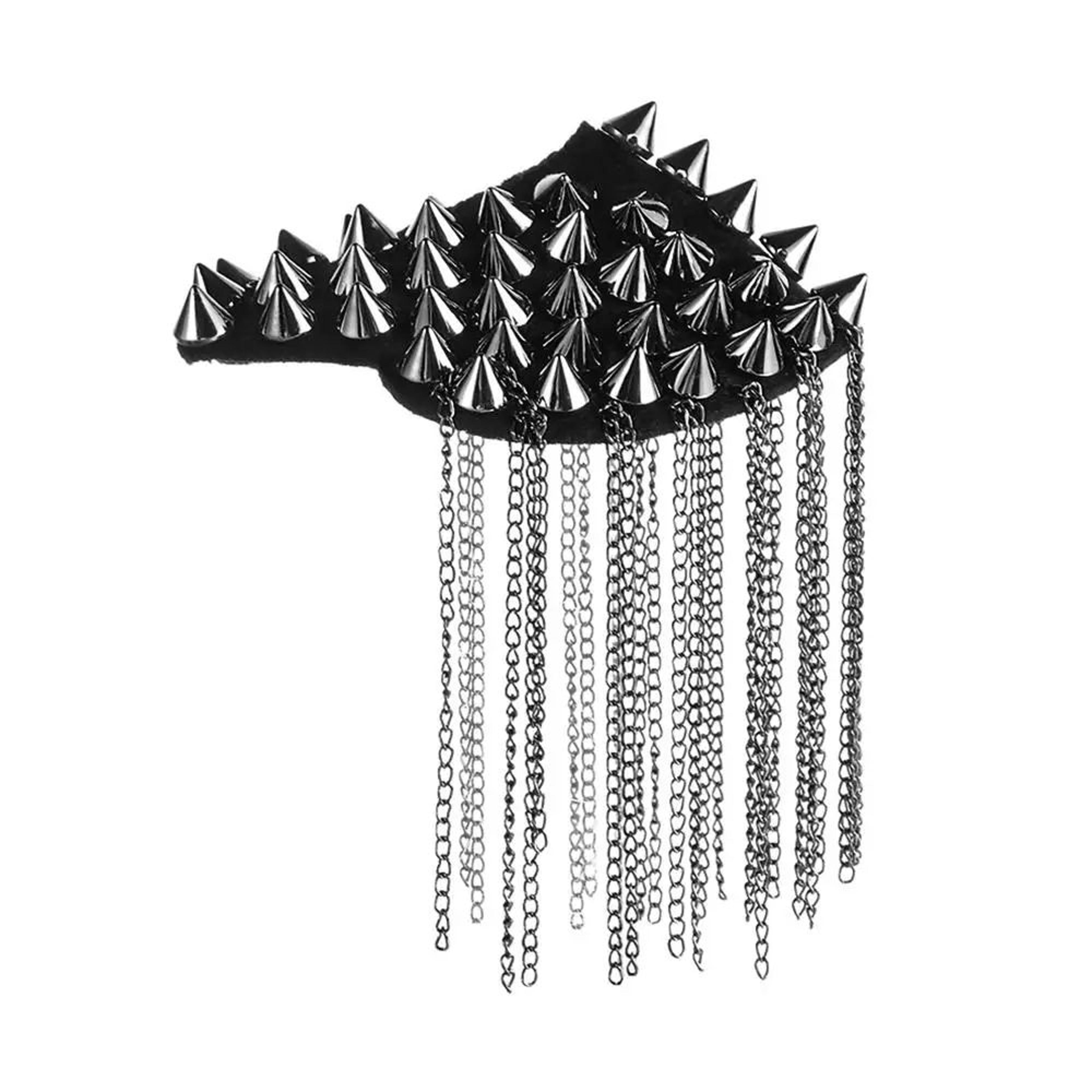 Punk Chain Tassel Shoulder Brooch Epaulet 9