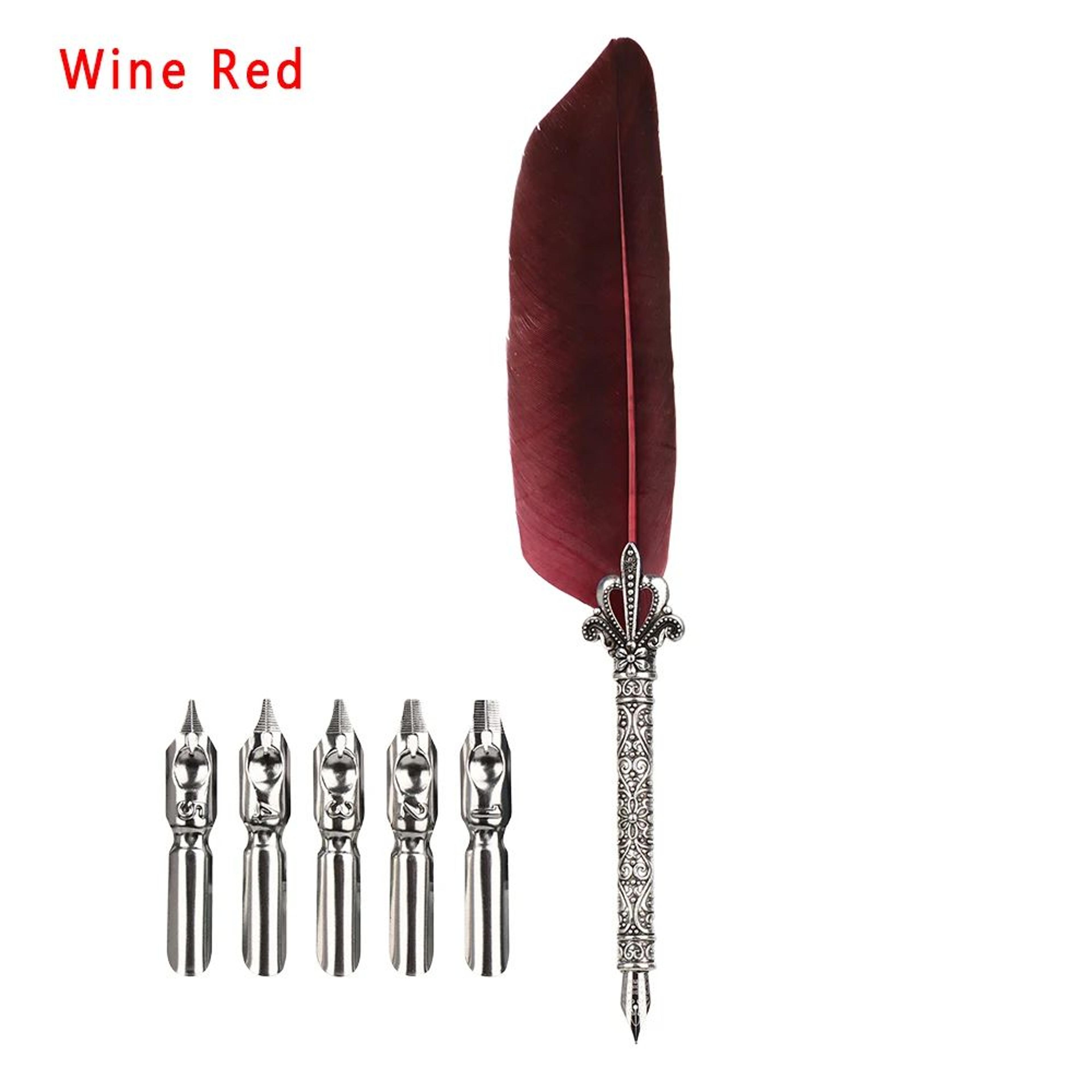 Luxury Feather Quill Calligraphy Pen Gift Set 10