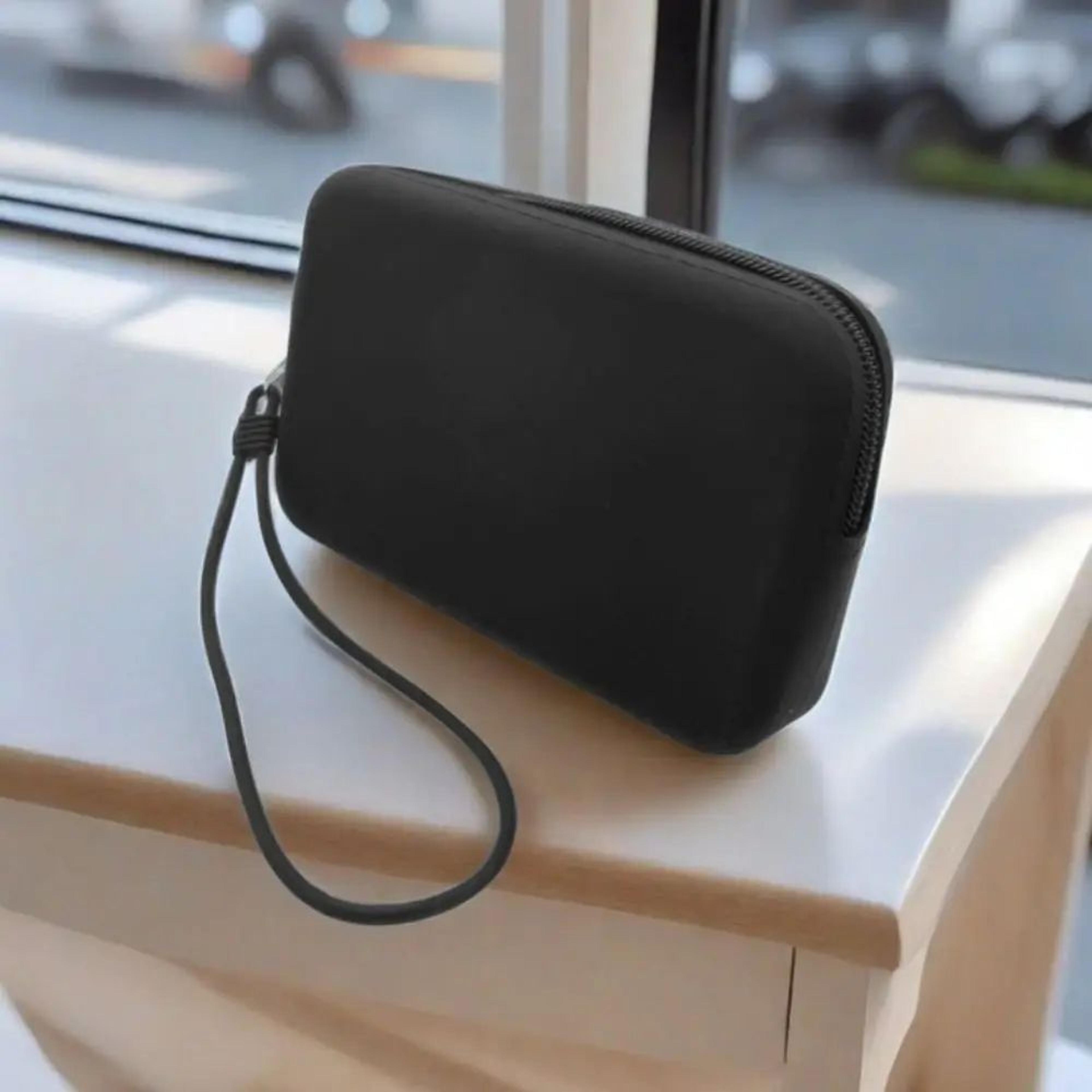 Silicone Cosmetic Bag Small Rectangle Organizer 11