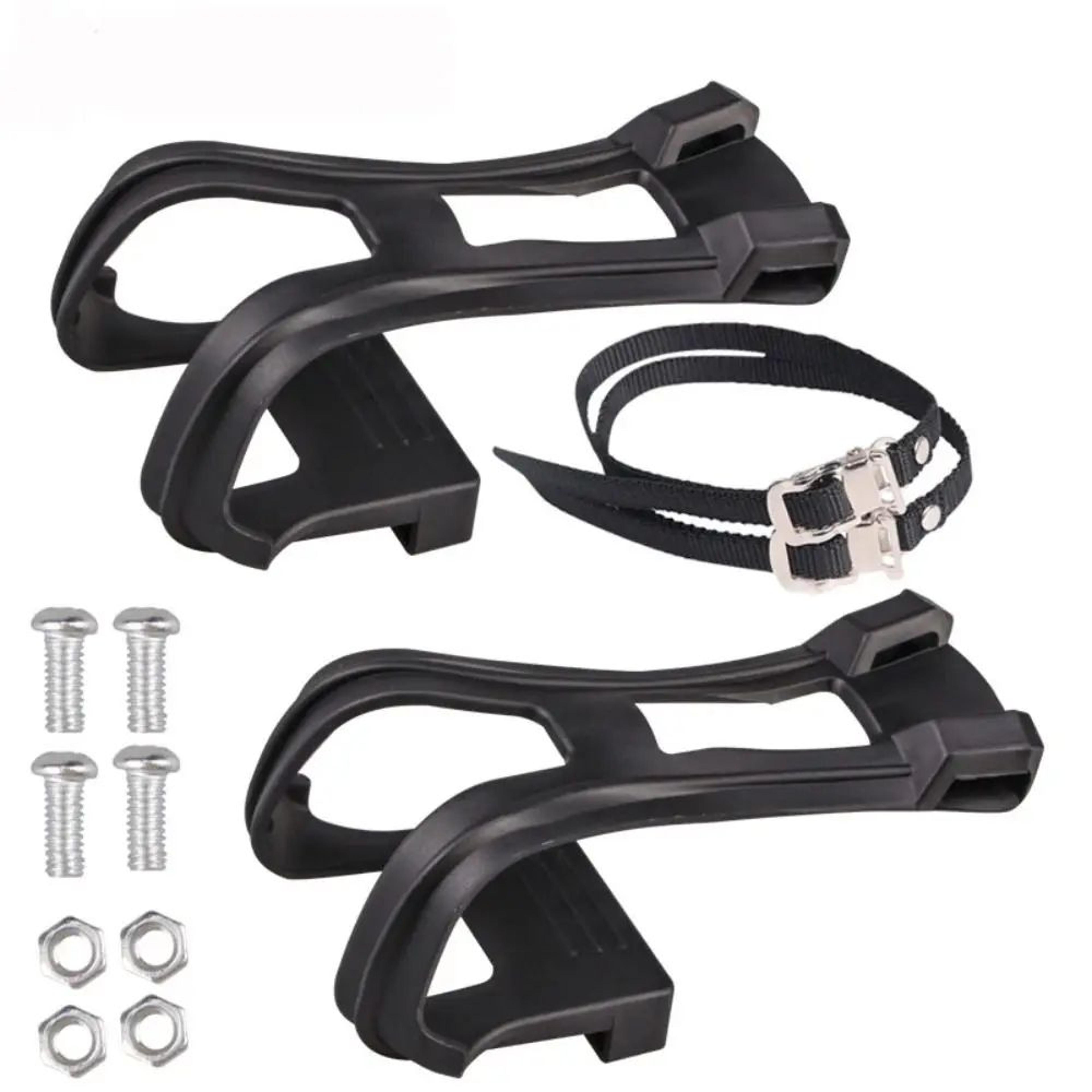 Adjustable Bicycle Pedal Toe Clip Strap Set 3