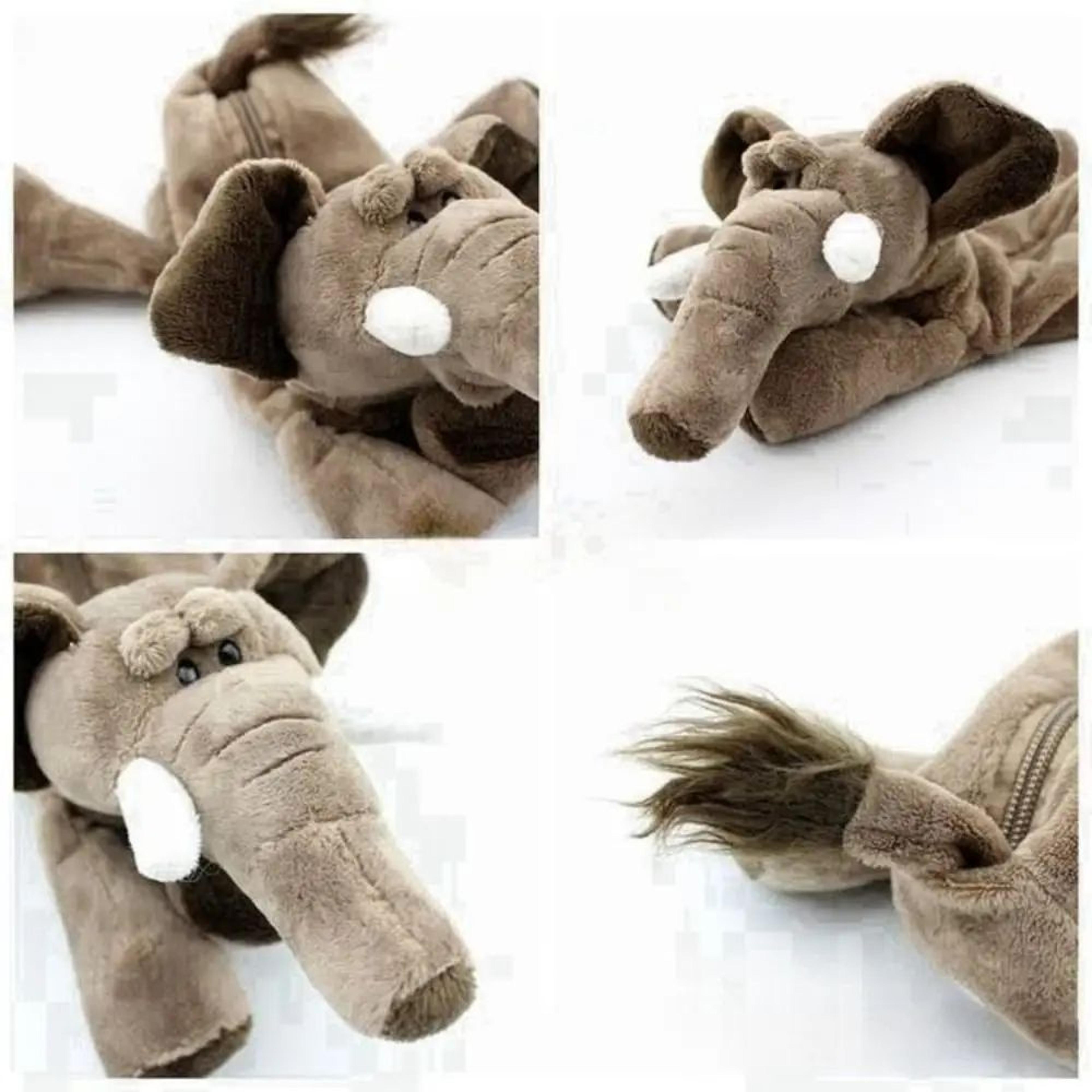 Cute Plush Animal Pencil Case Large Capacity 3