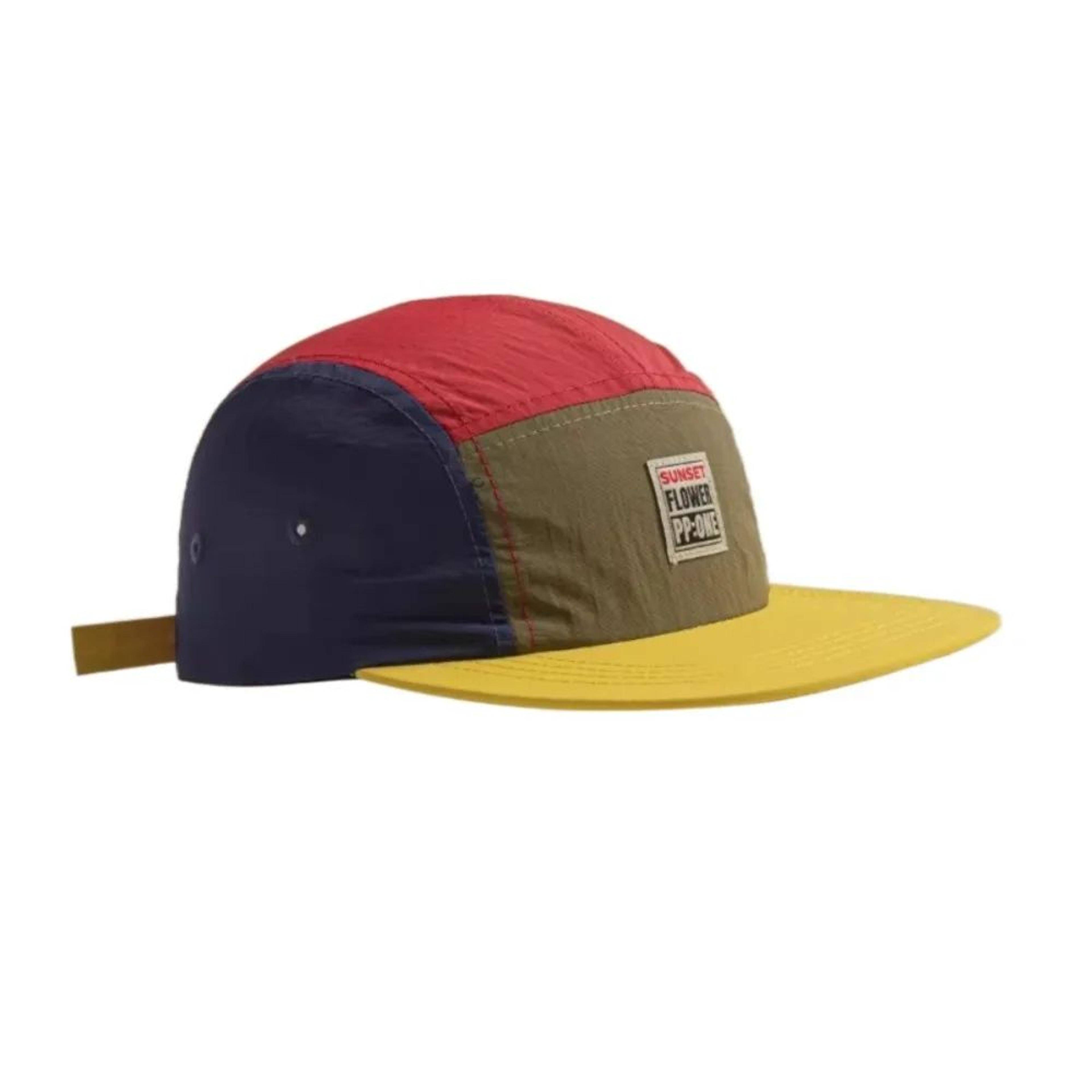 Retro 5 Panel Flat Brim Quick Dry Cap 10