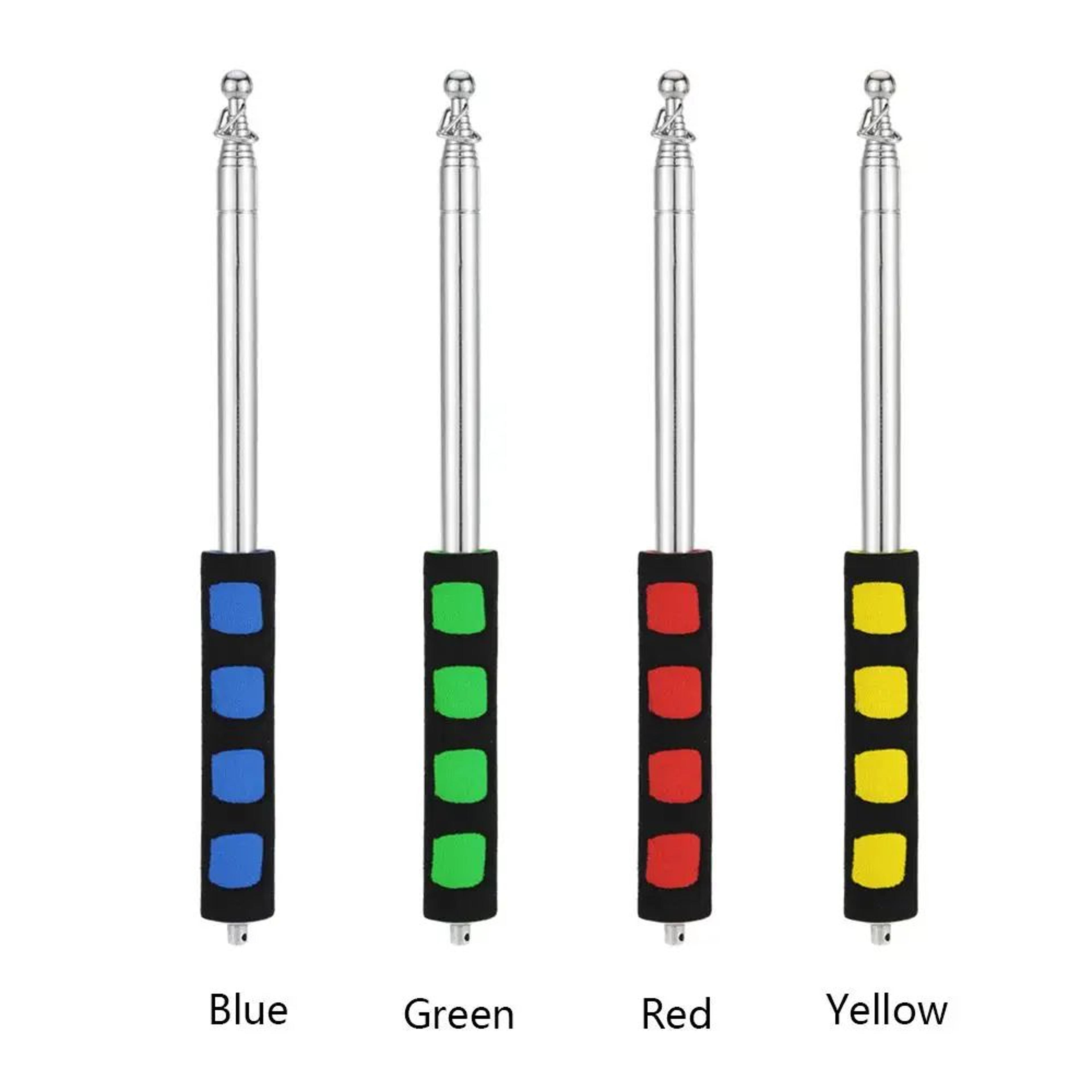 Telescopic Stainless Steel Flagpole Teaching Pointer 4