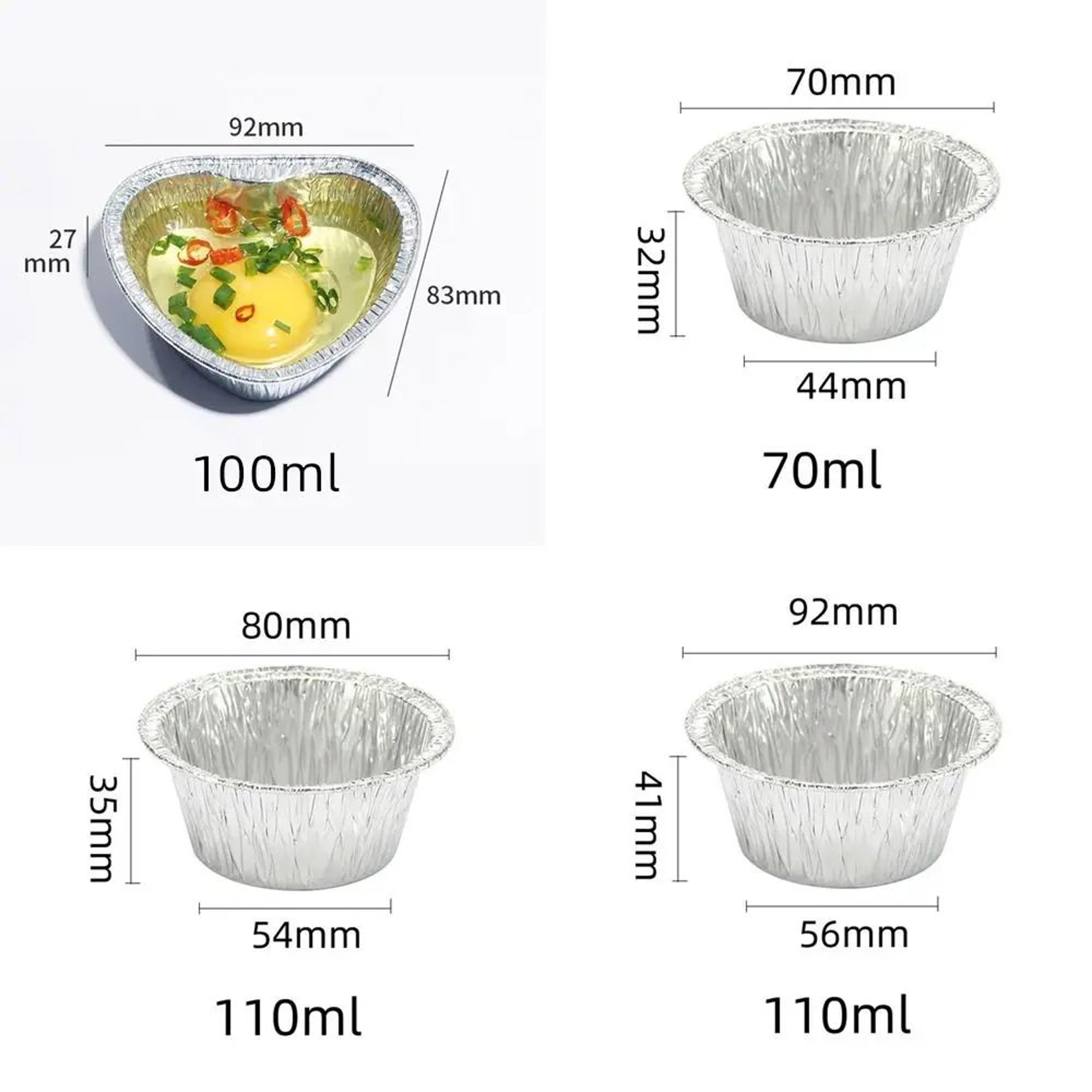 Foil Cupcake Liners Non Stick Muffin Cups Set 5