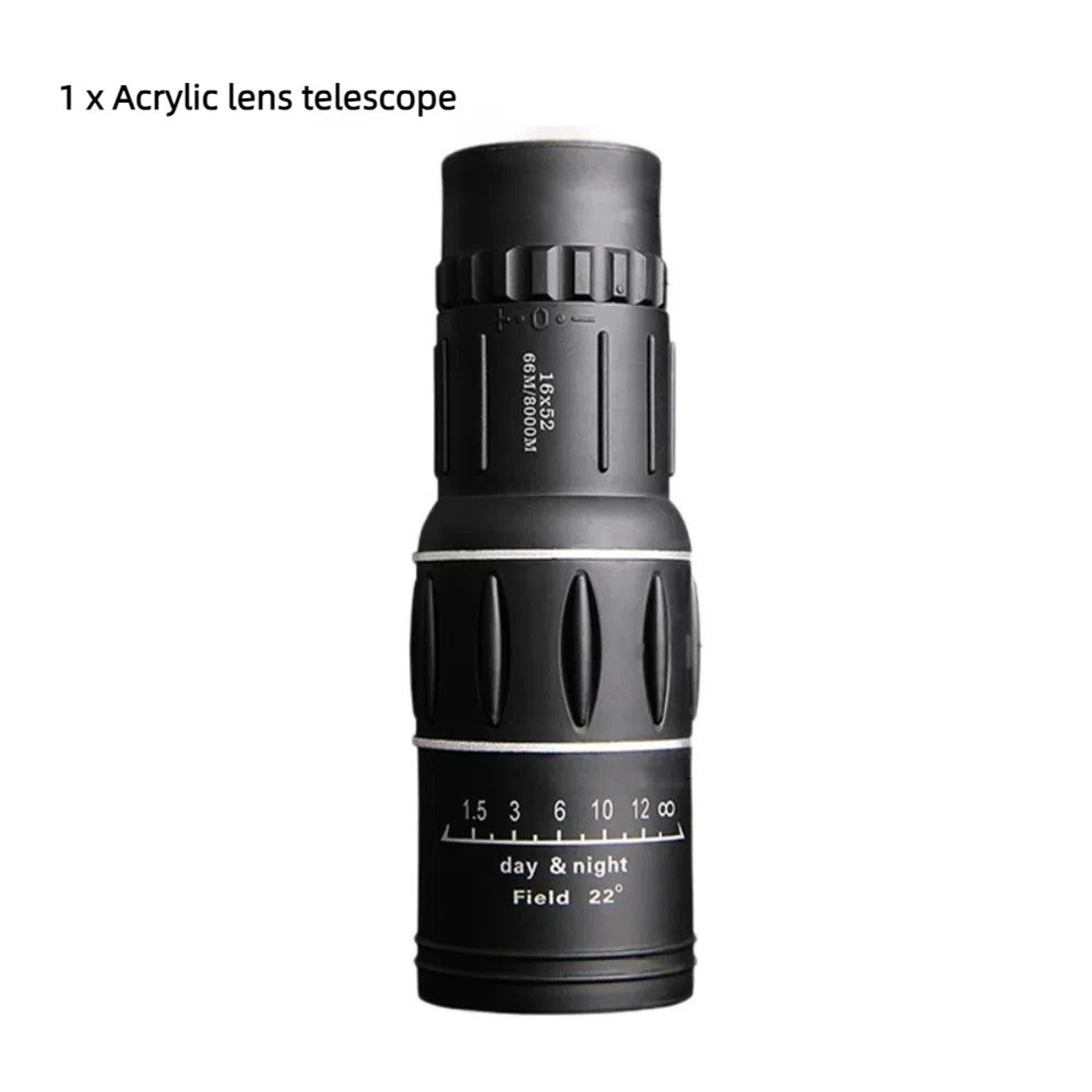 16x52 High Power Monocular Telescope Dual Focus 11