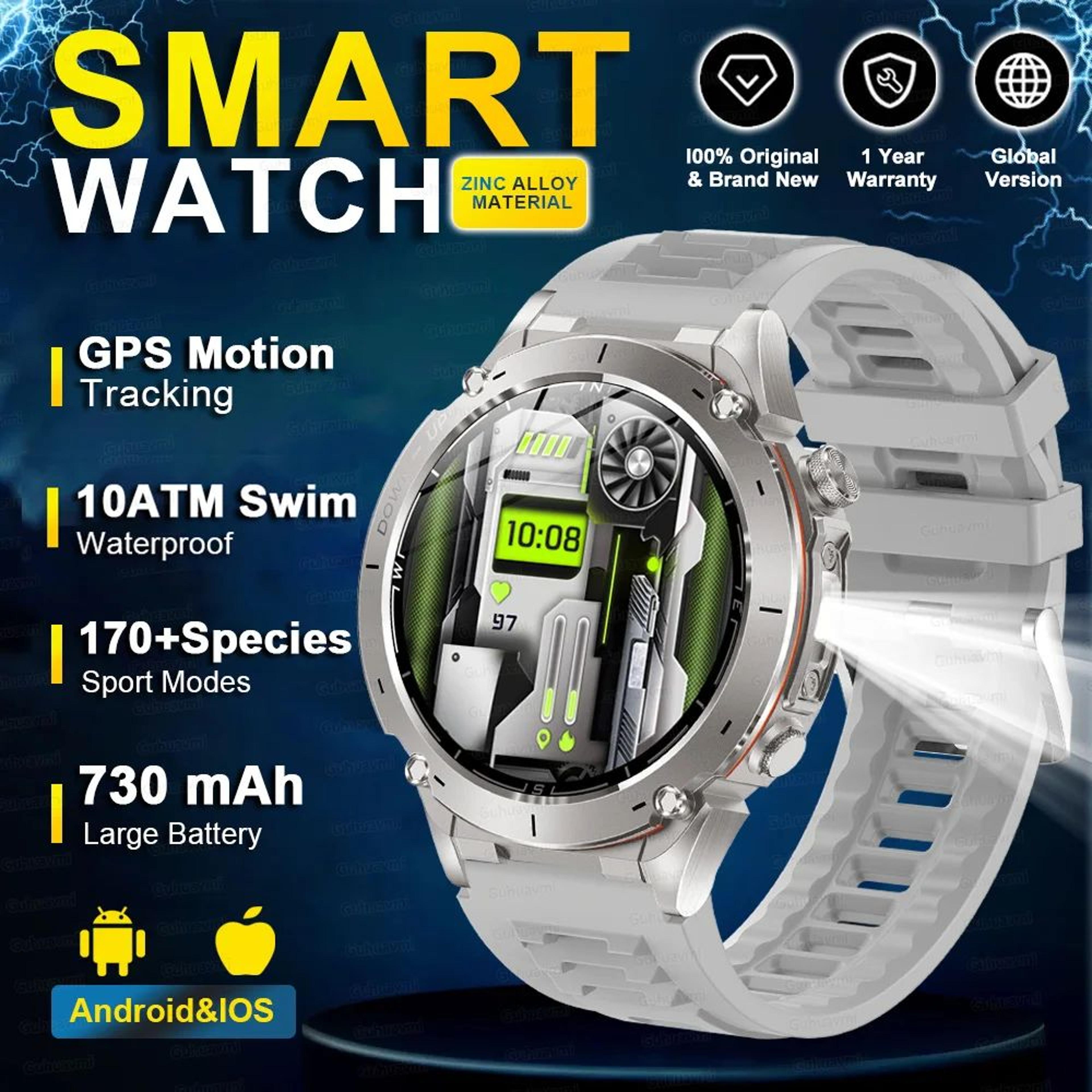 Stratos 4 GPS Smartwatch AMOLED HD Compass Altimeter Call 14