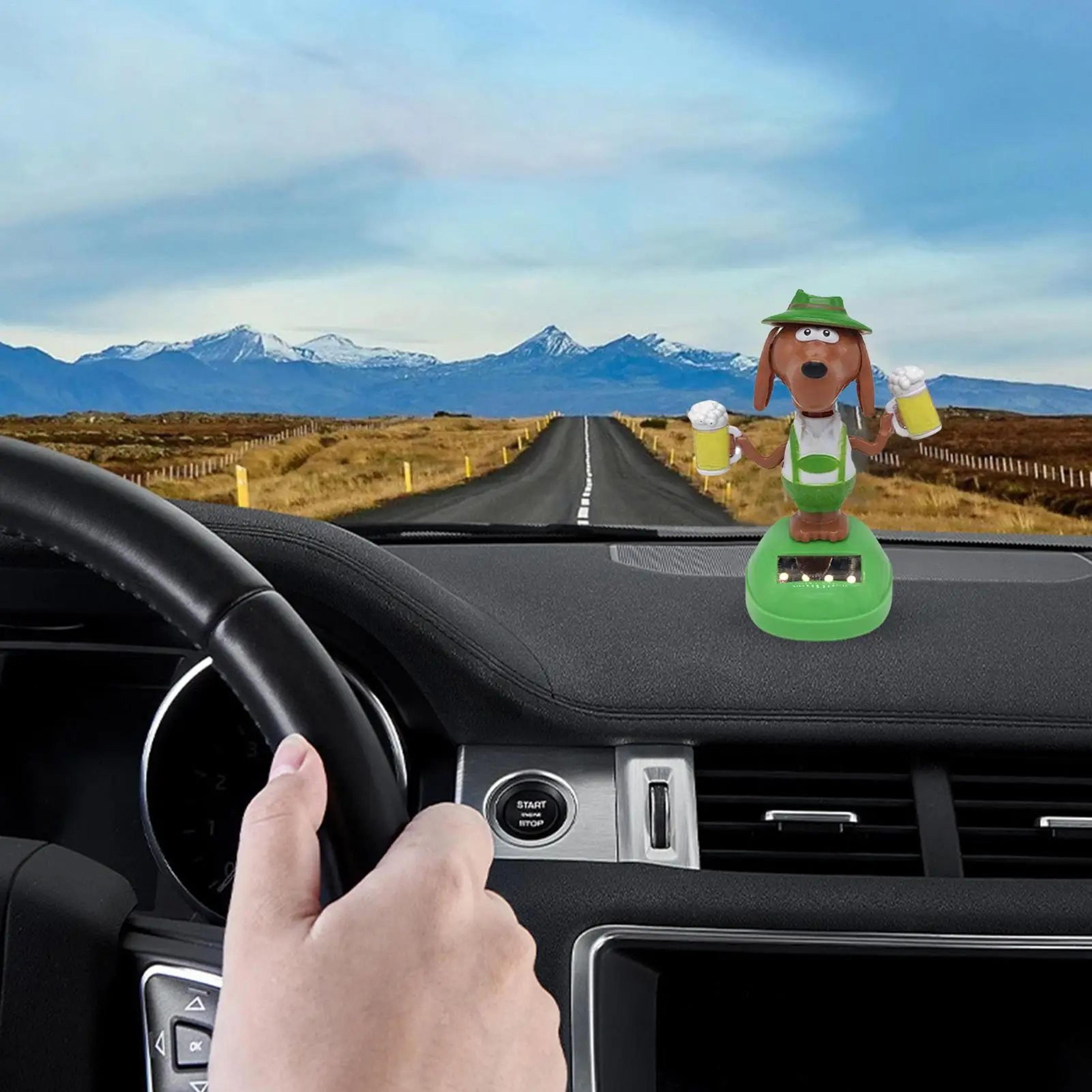 Solar Dancing Dog Dashboard Ornament 10