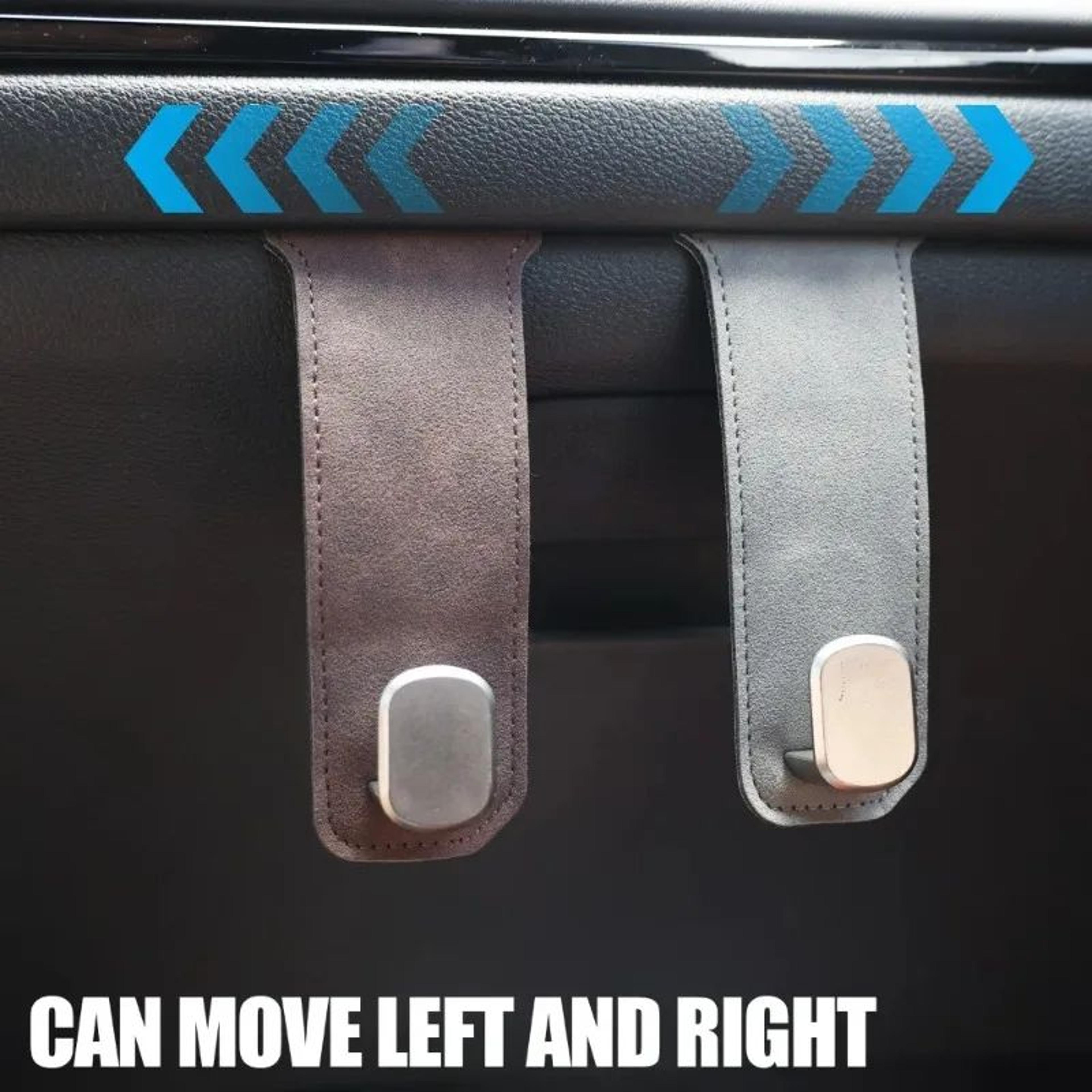 Leather Car Glove Box Hook Organizer 3
