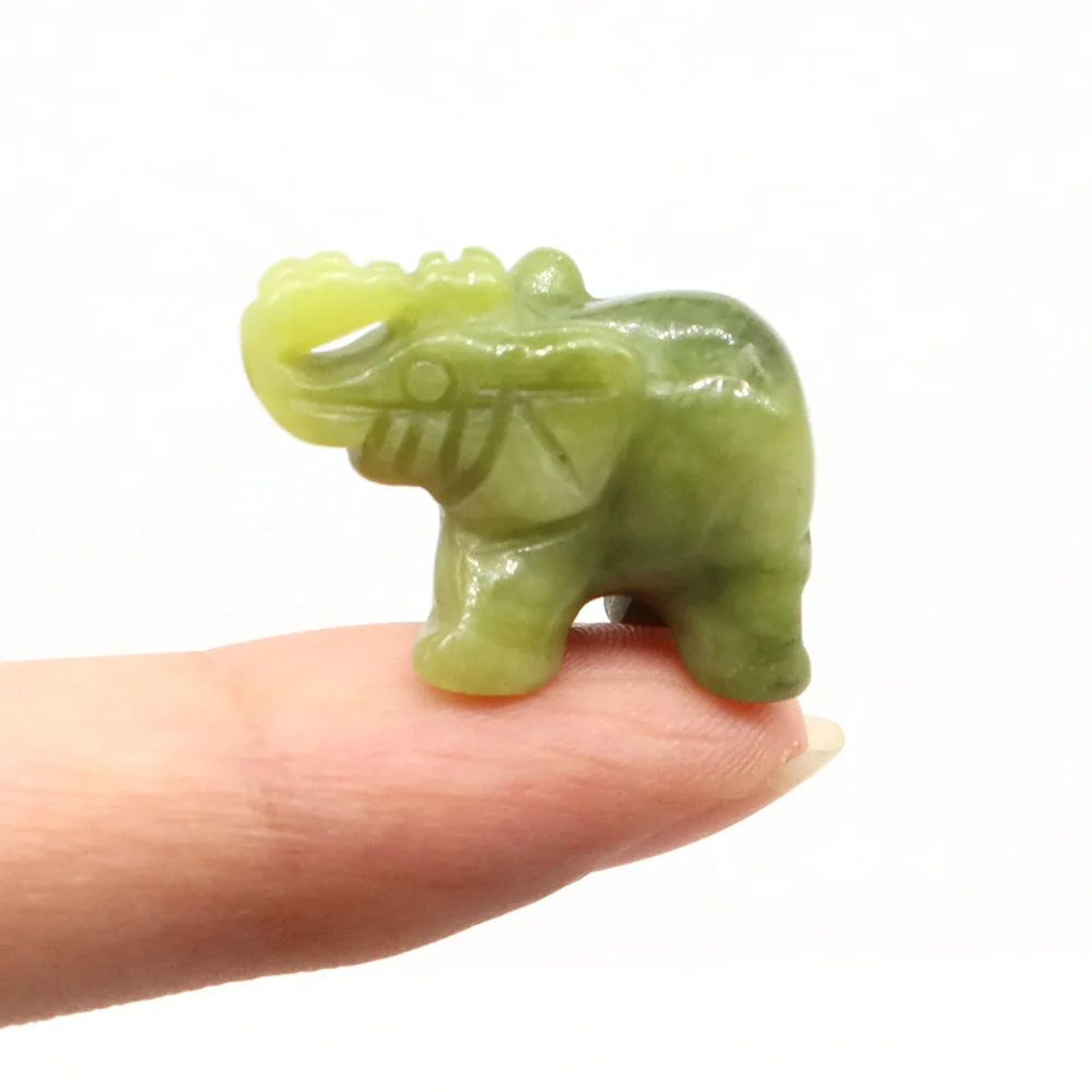Mini Crystal Elephant Healing Figurine 1