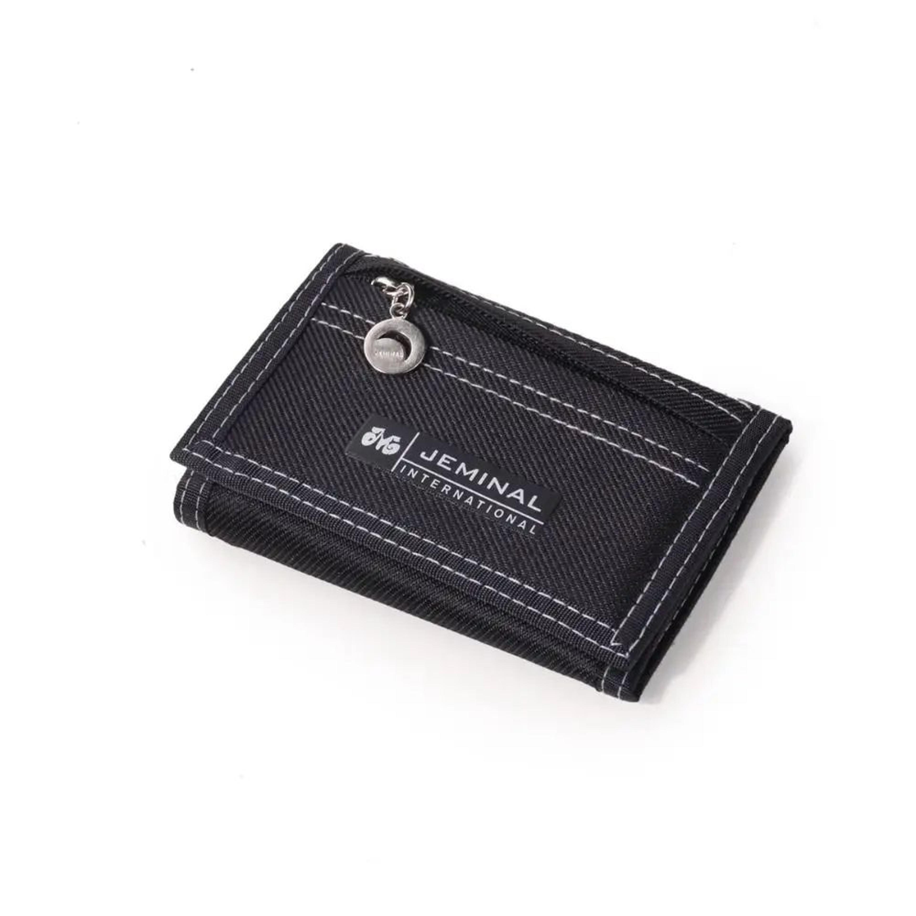 Men Canvas Trifold Wallet Card Holder 12