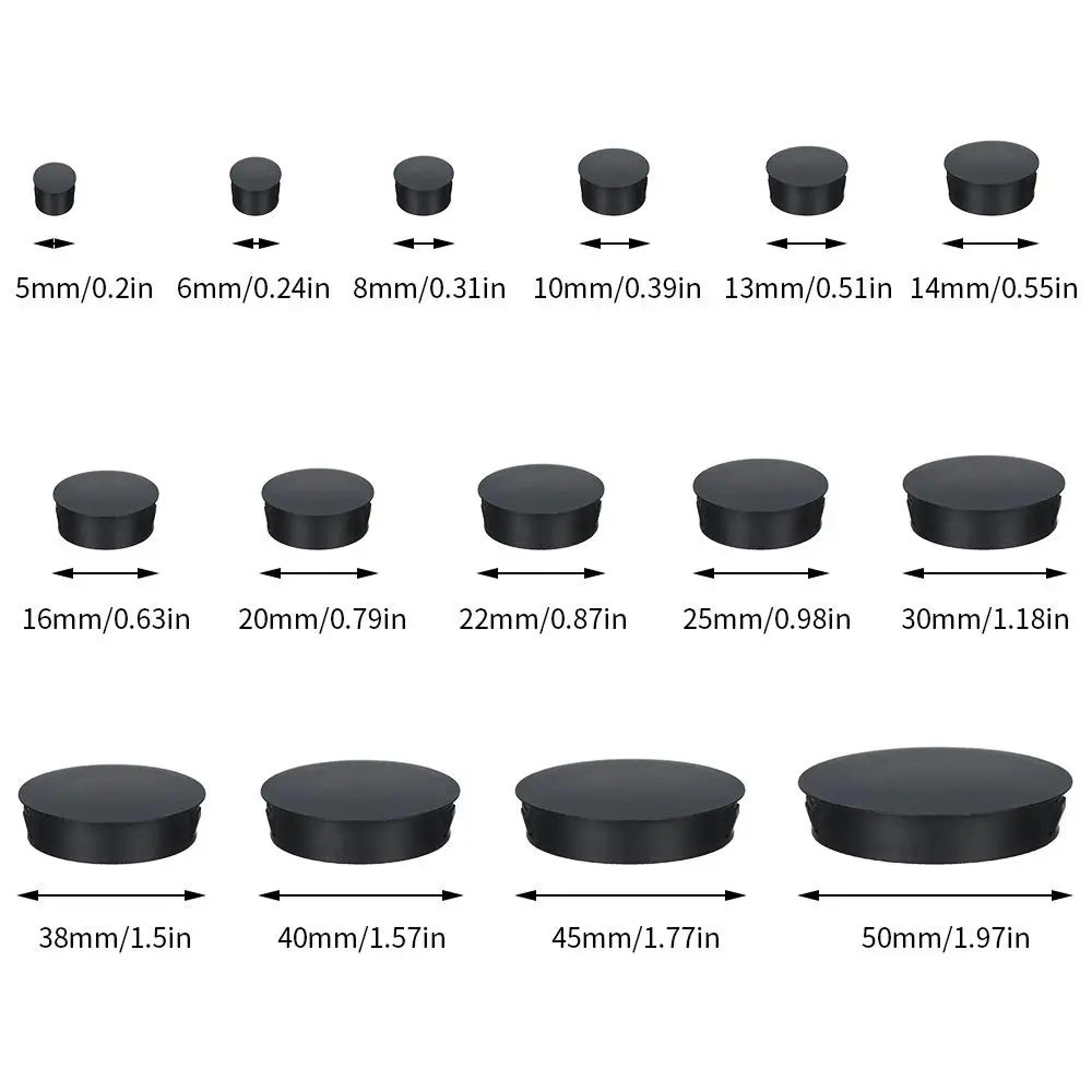 Furniture Floor Protection Hole Plug Caps 5