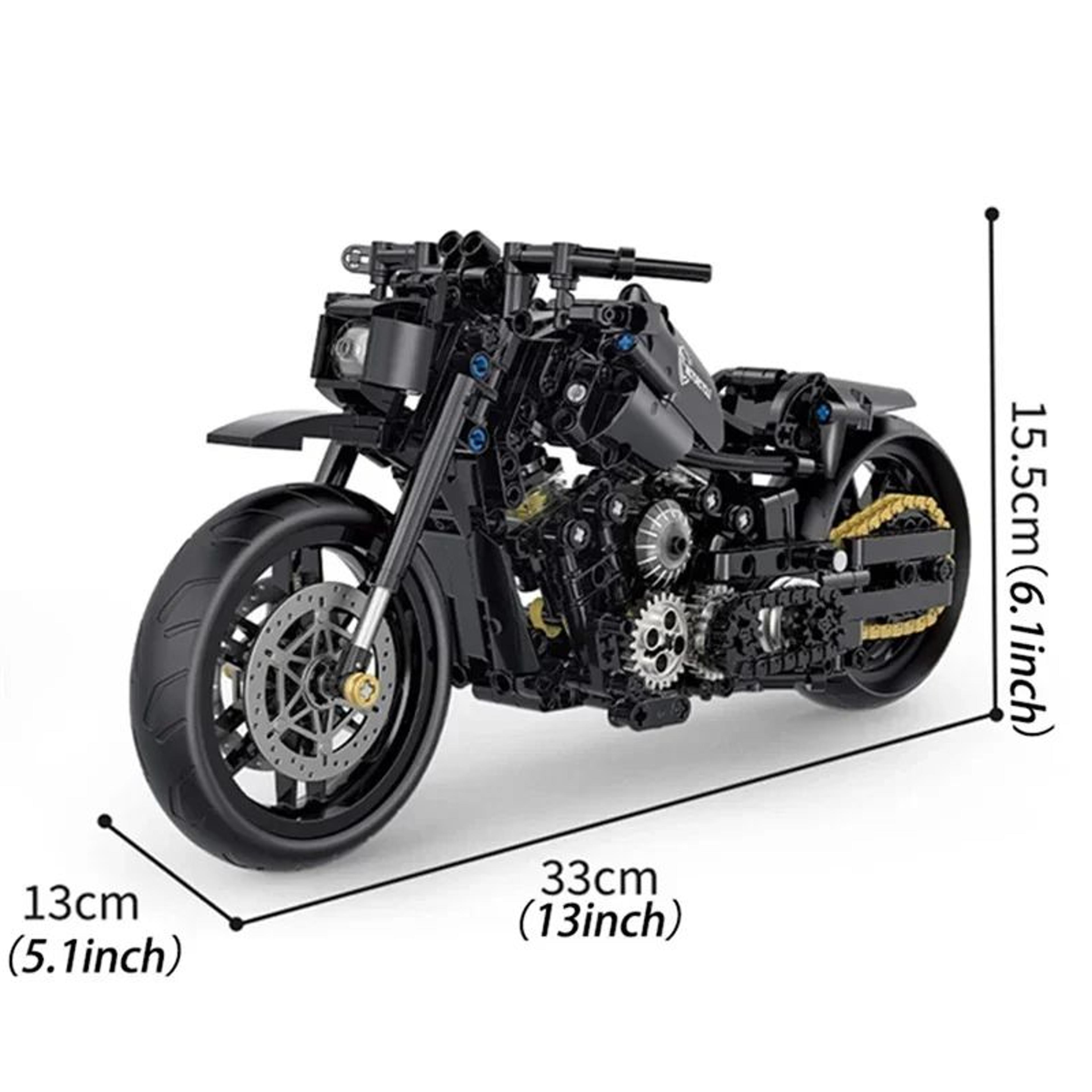 Technical Motorcycle Building Block Set 12