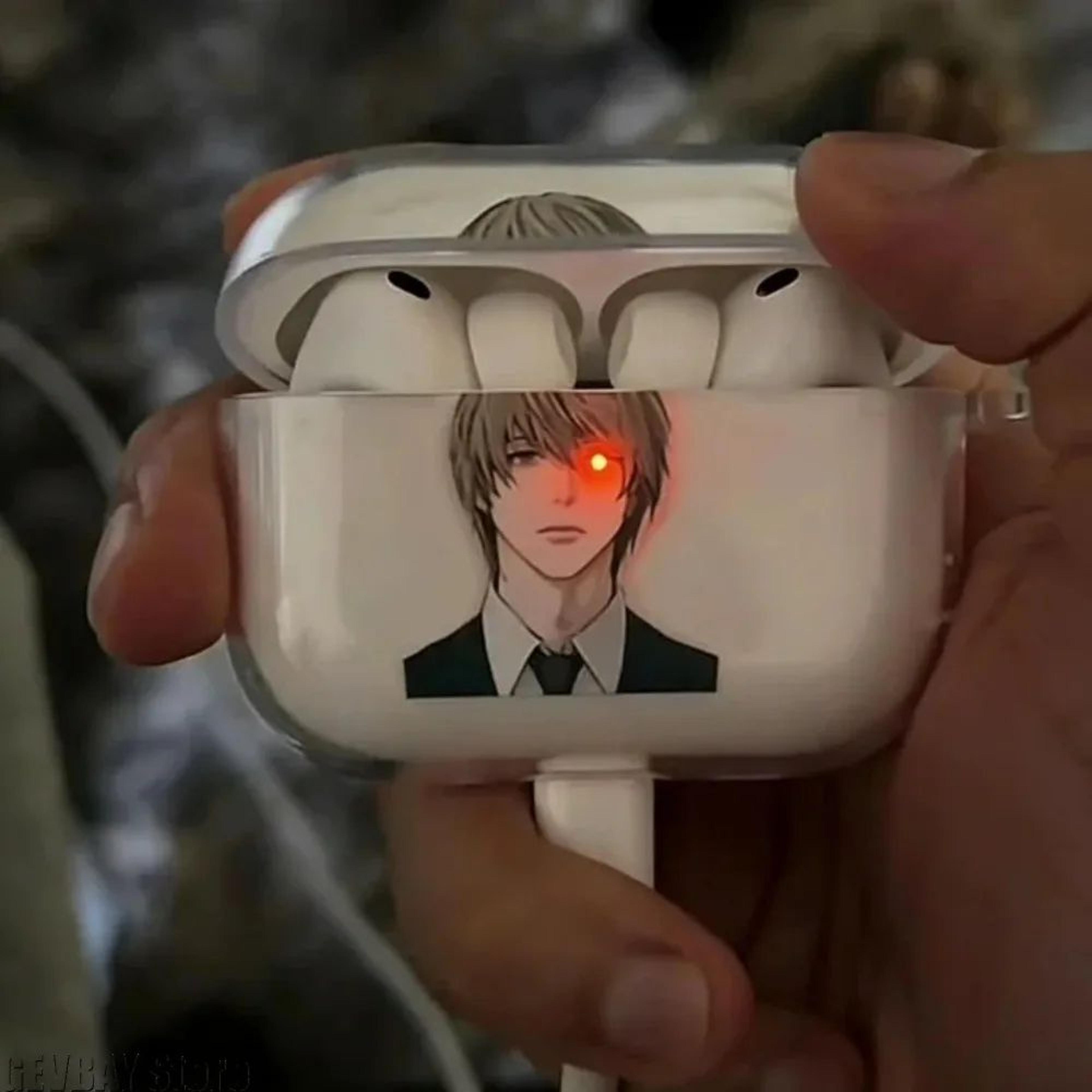 Death Note Anime AirPods Case Light Yagami Design 0