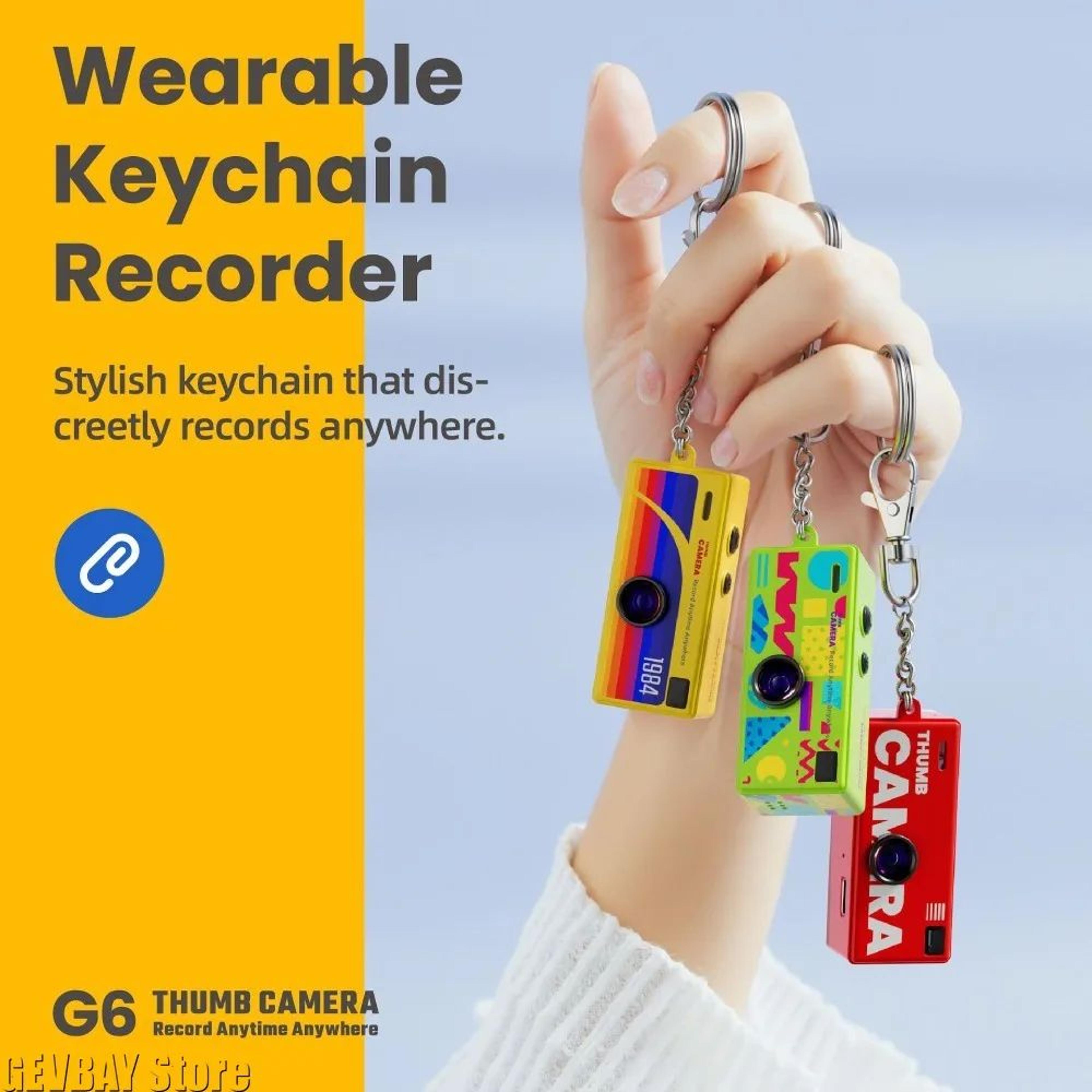 Retro Mini Keychain Camera Portable Digital CCD 1