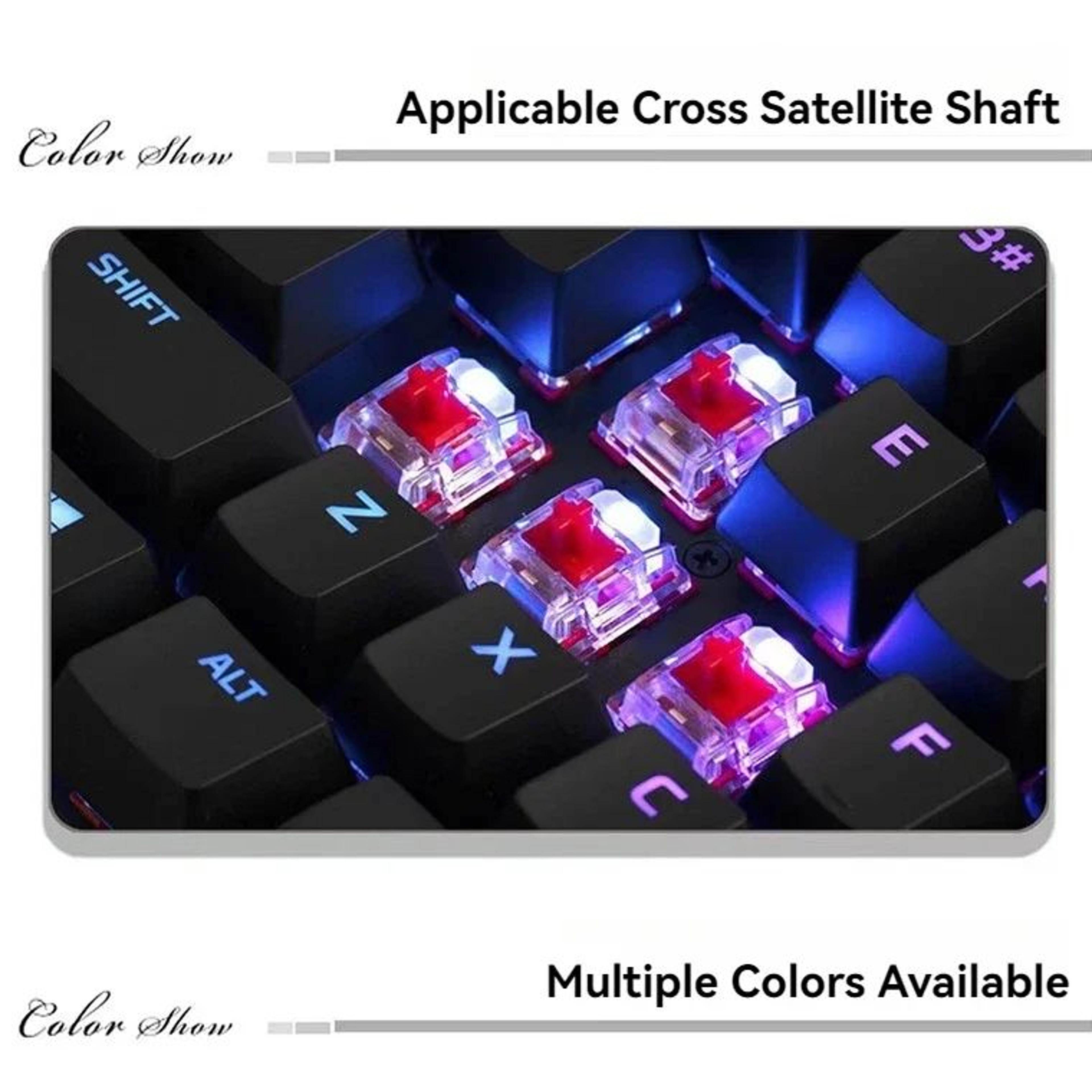 Retro Transparent 3 In 1 Keycap Creative Accessories Set 6