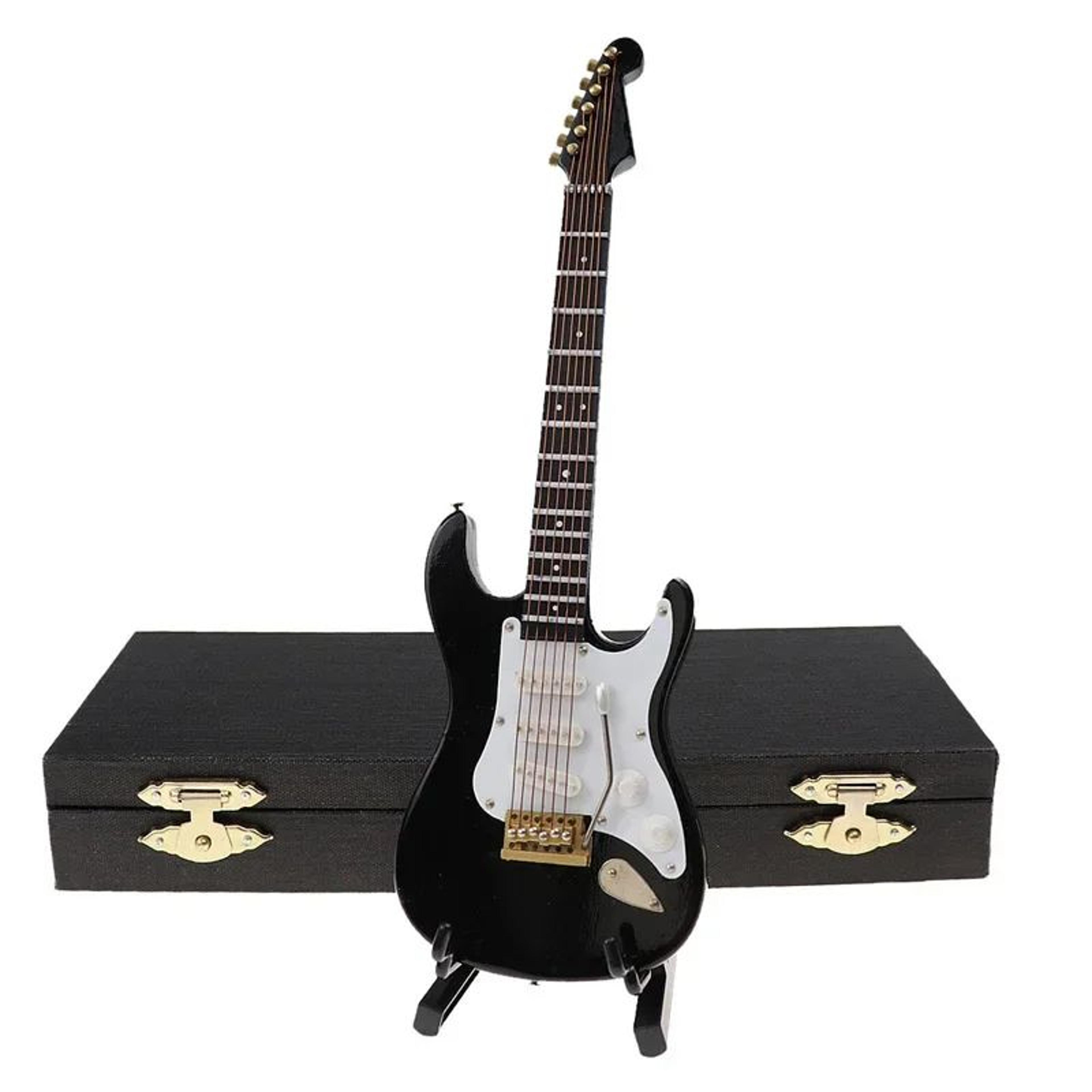Mini Wooden Electric Guitar Decor 14