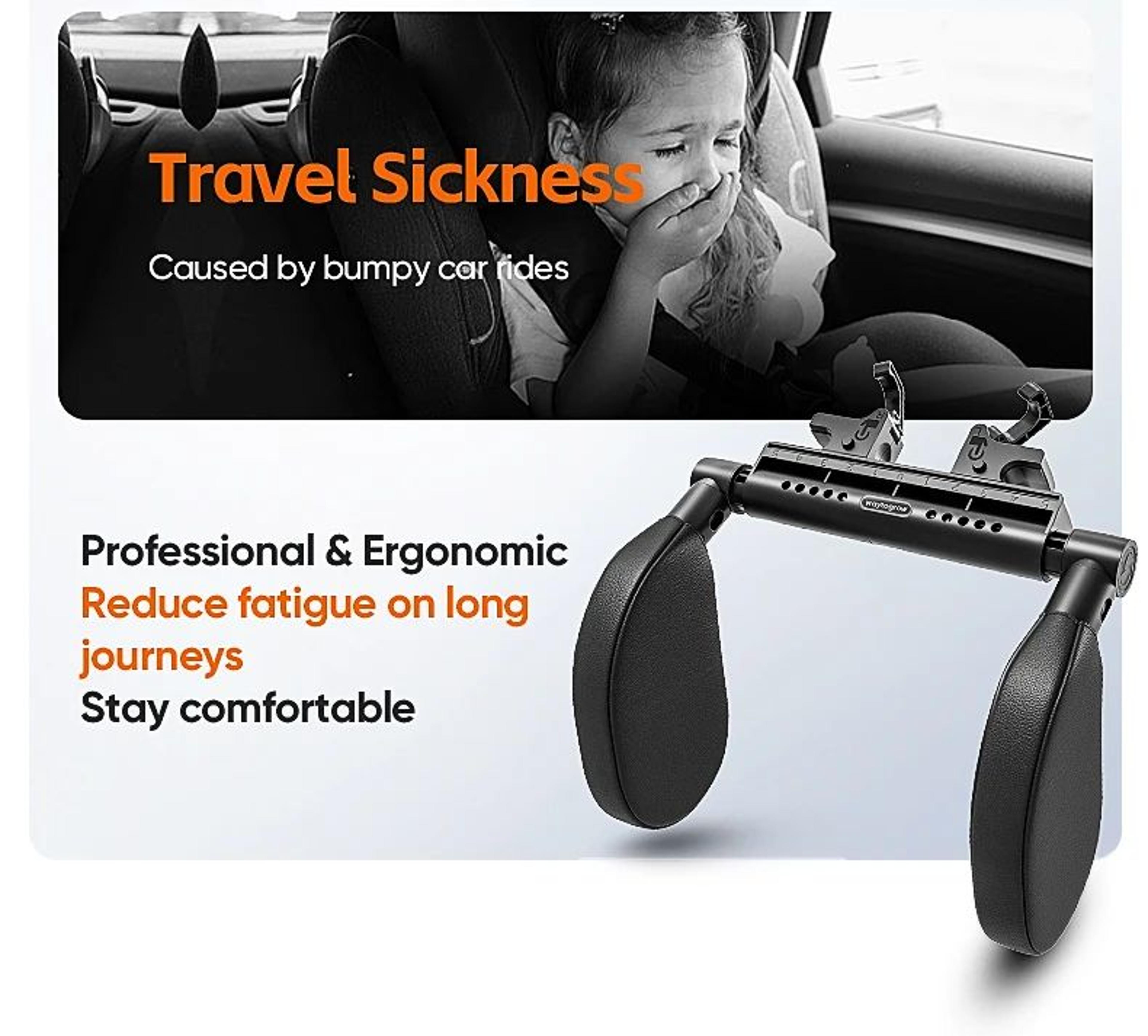 Memory Foam Car Neck Support Travel Pillow 7