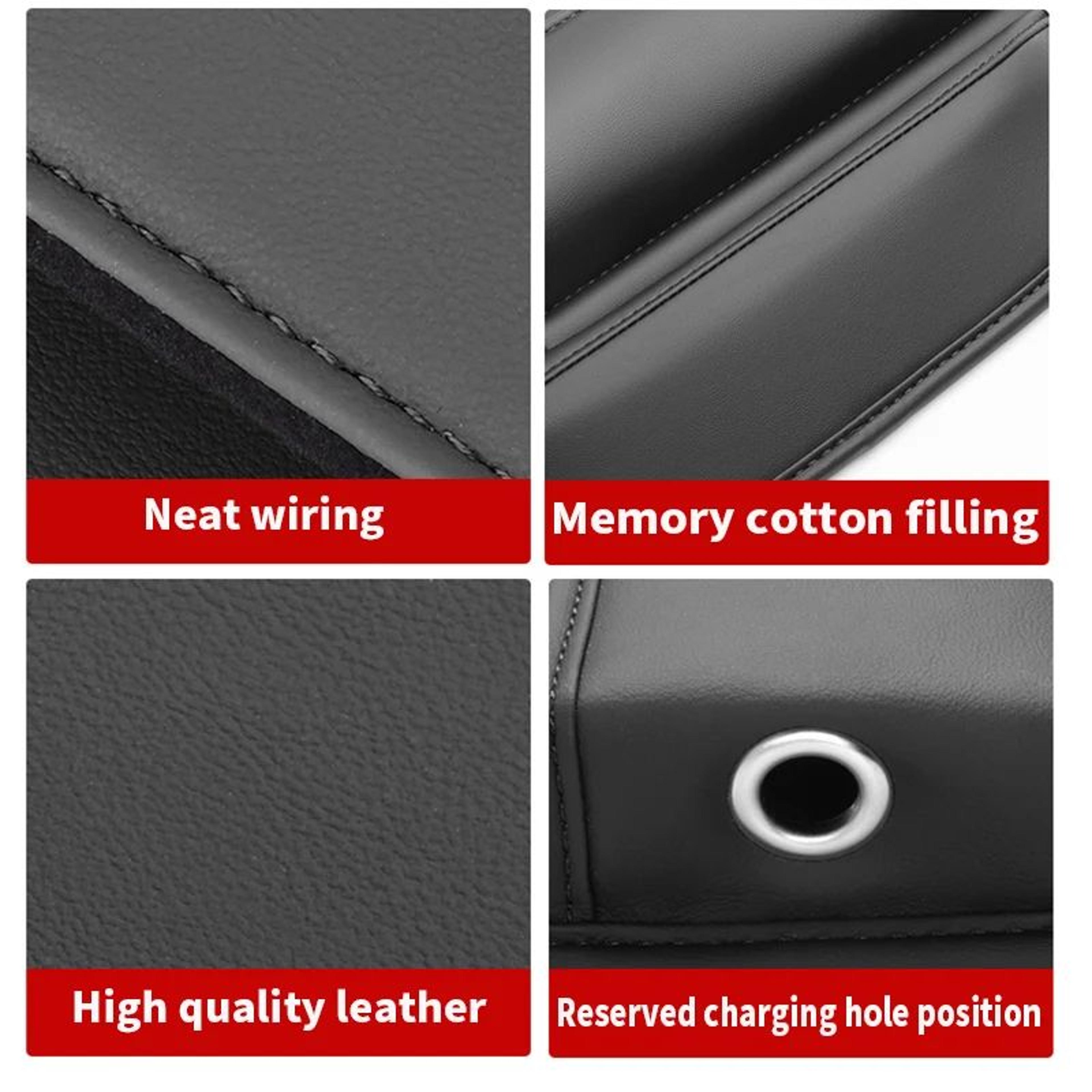 Leather Car Seat Gap Organizer Pocket 6