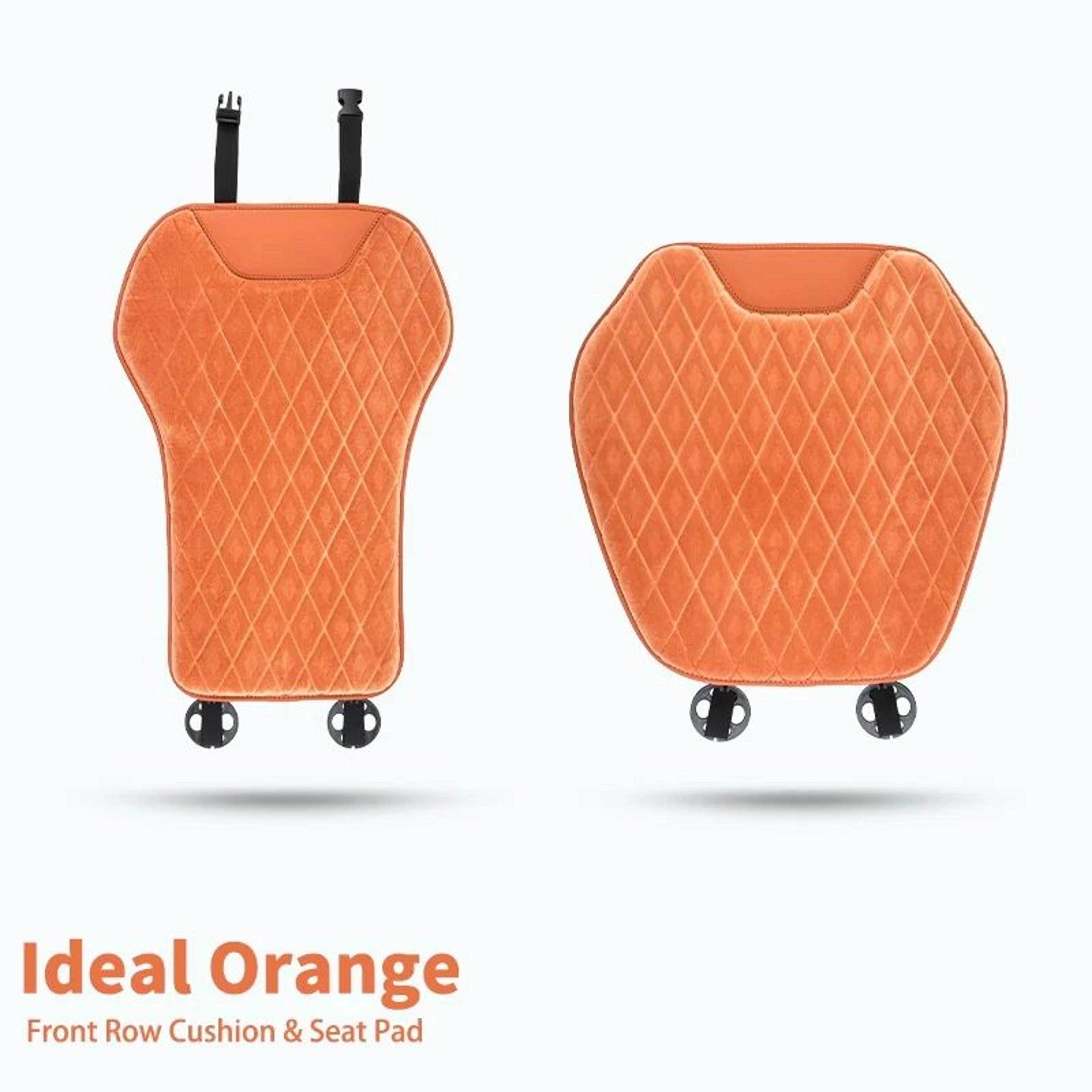 Universal Flannel Car Seat Mat 2pcs Set 6