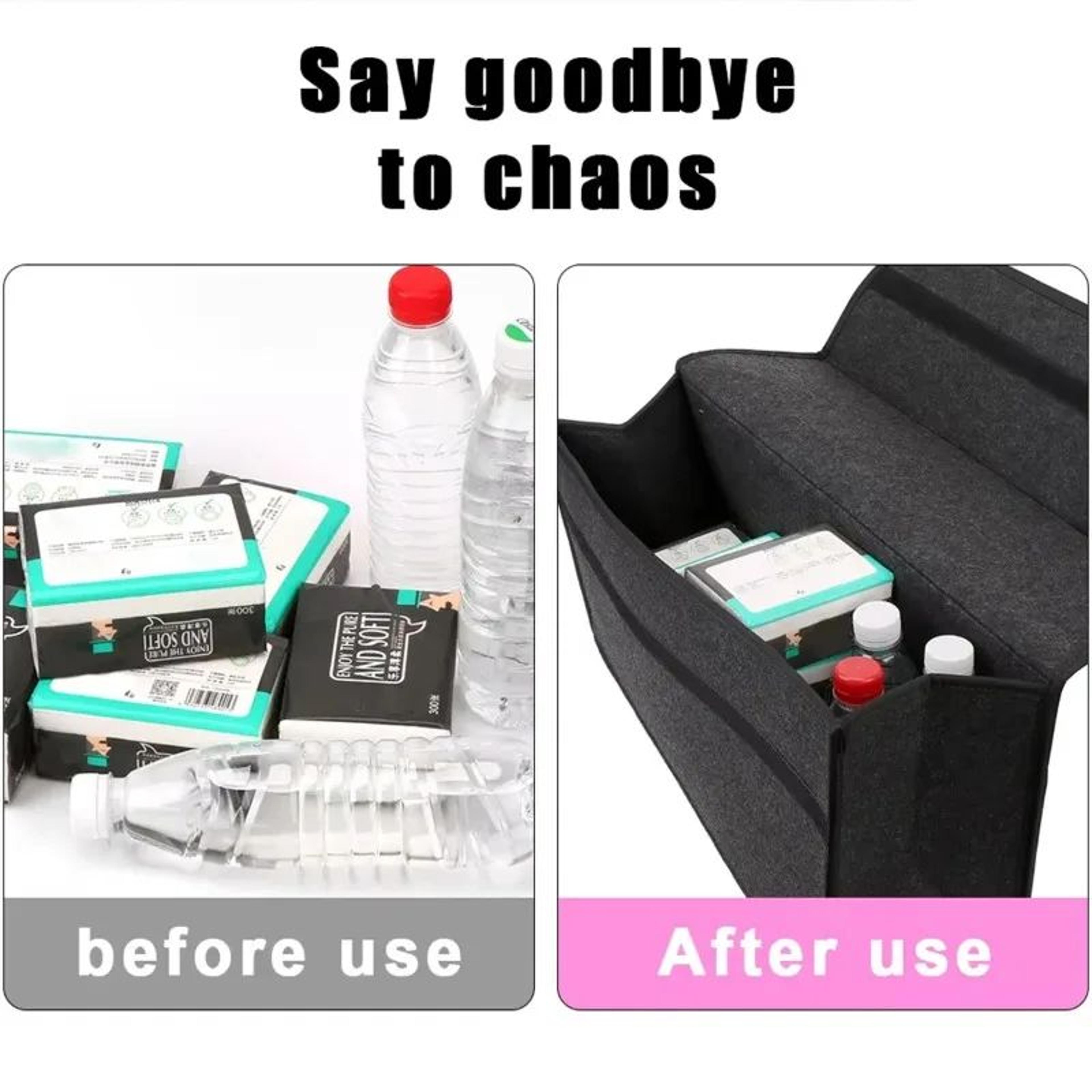 Large Capacity Felt Car Trunk Storage Organizer Box 3
