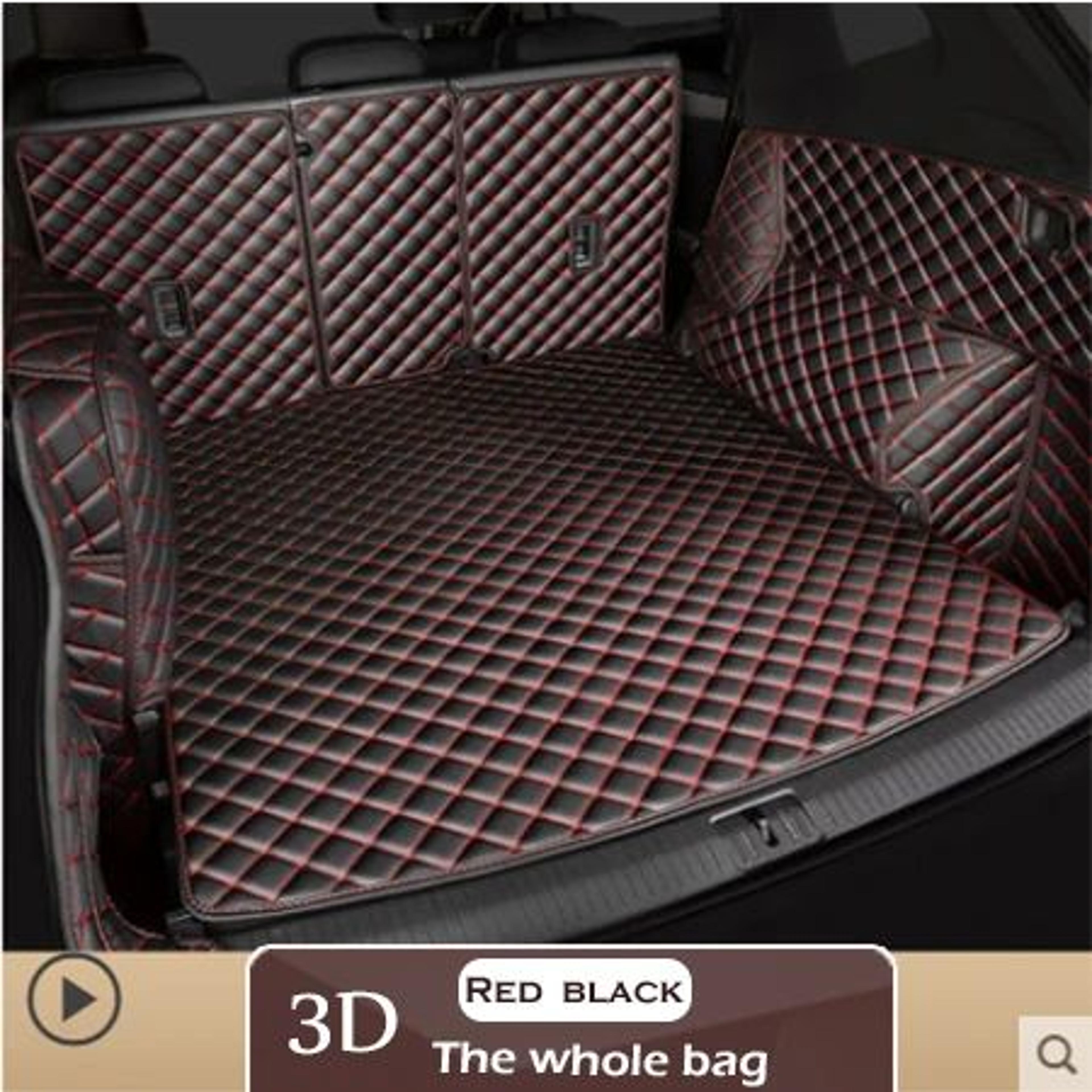 Tesla Model 3 Leather Car Trunk Cargo Liner Mat 17