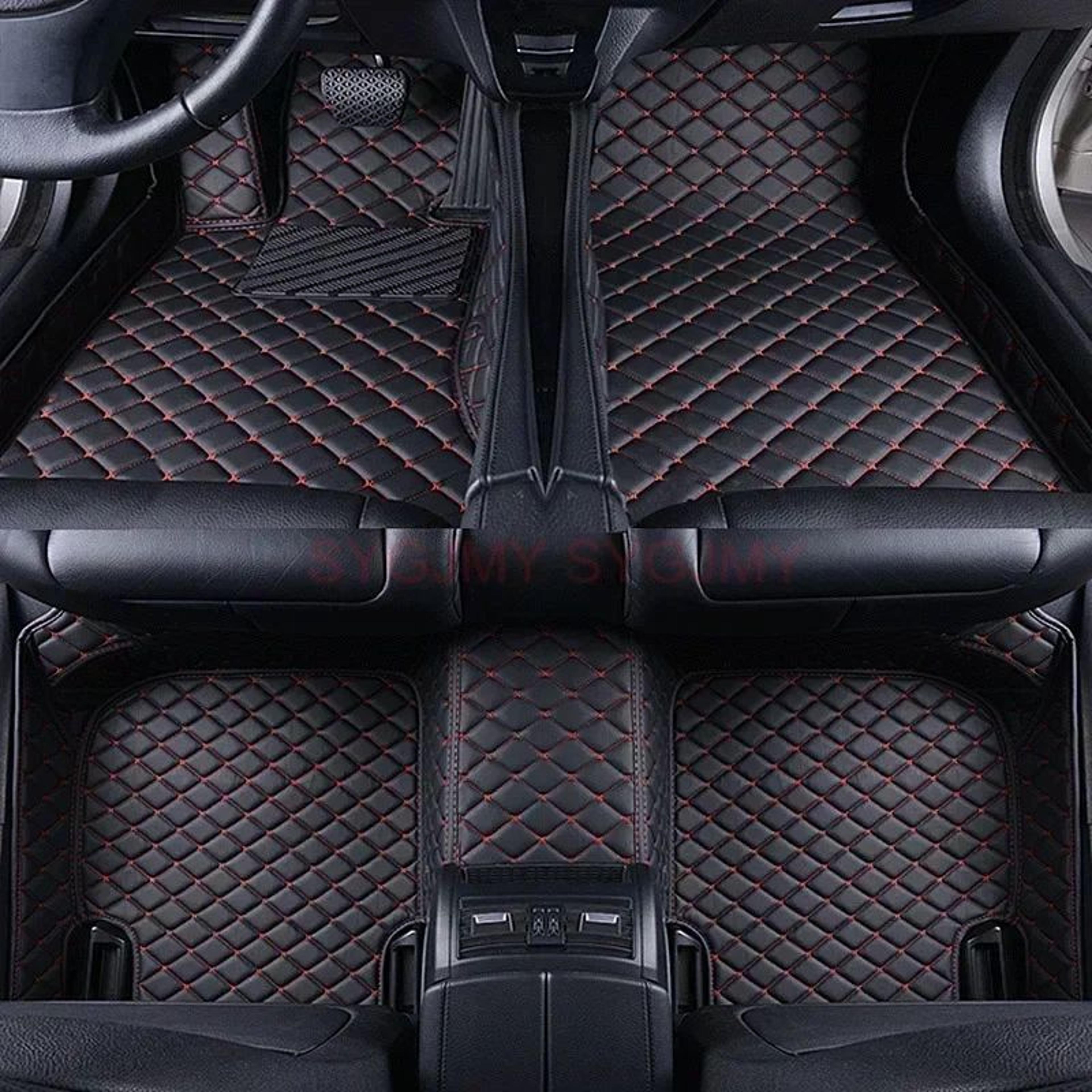 Custom 3D Artificial Leather Car Floor Mats 5