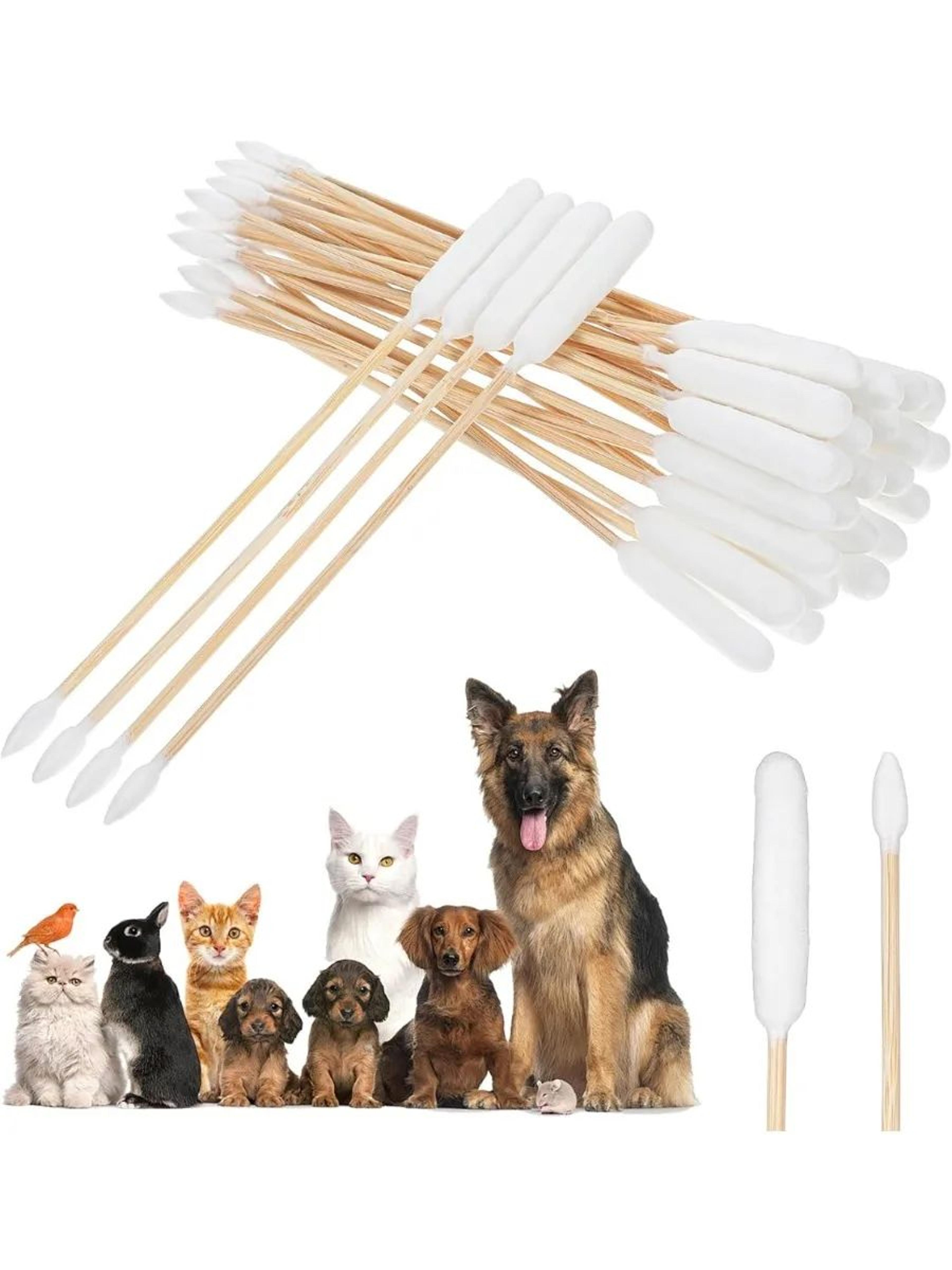 Professional Bamboo Pet Ear Cleaning Cotton Swabs 9