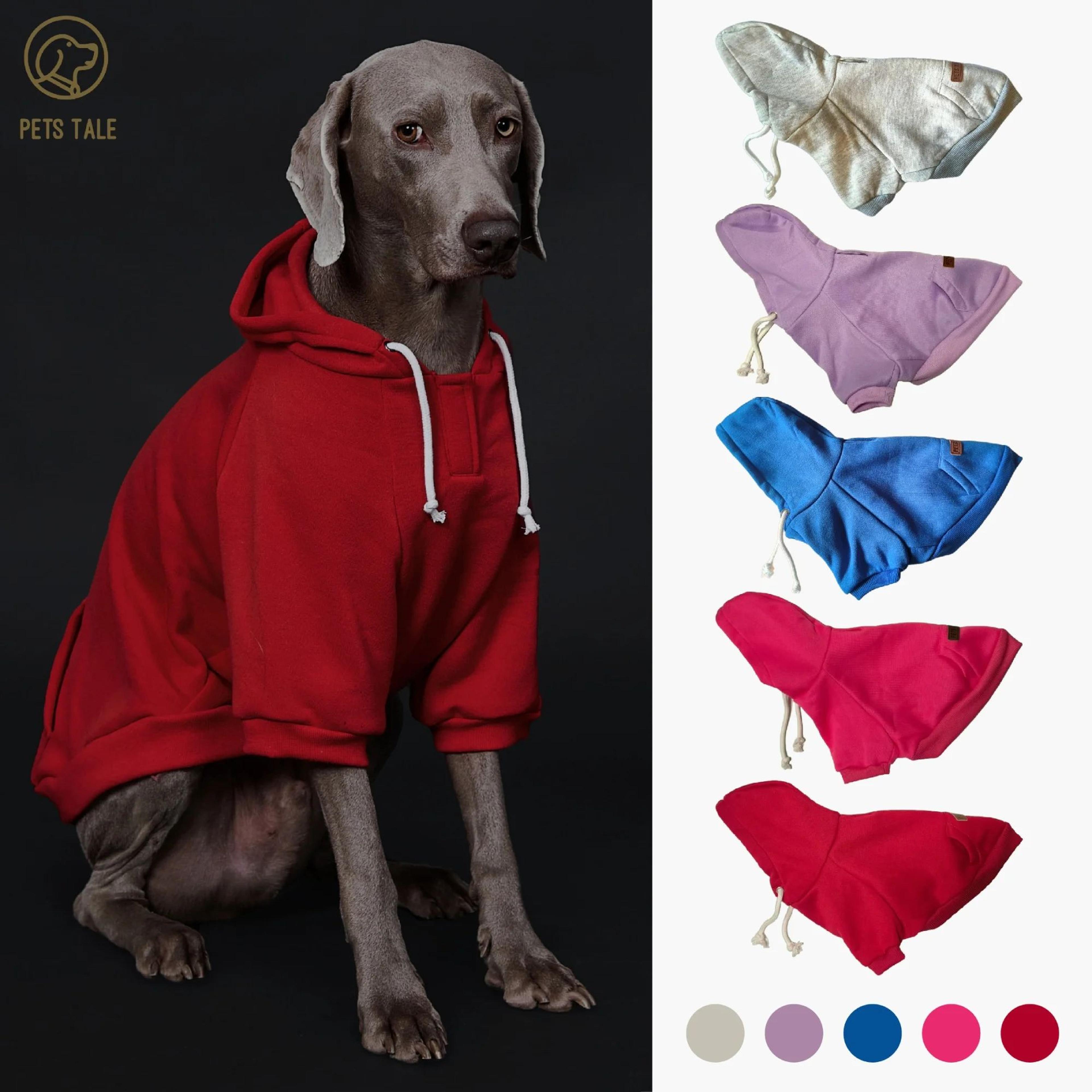 Solid Color Dog Hoodie With Pocket 0