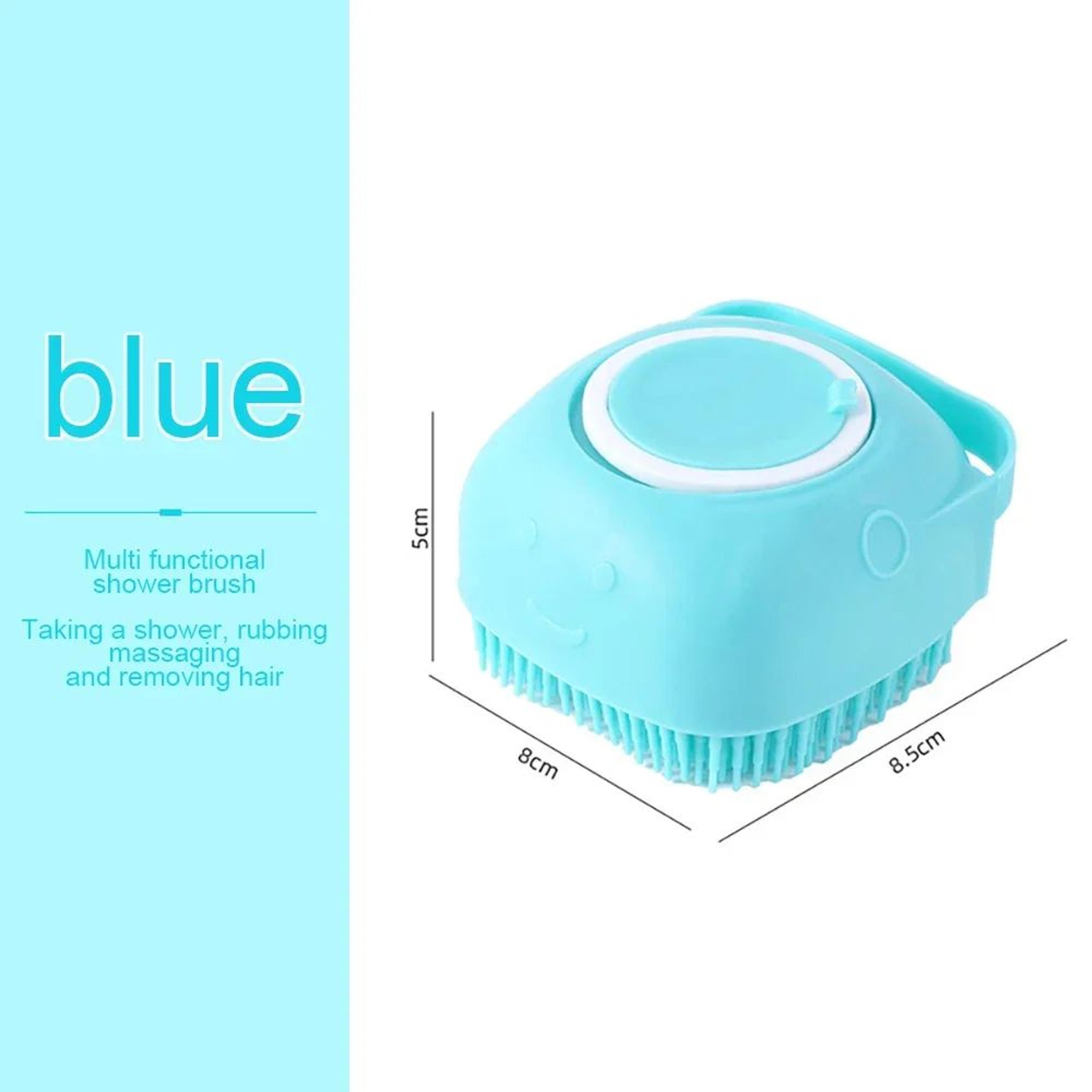 Soft Silicone Pet Bath Massage And Foaming Brush 13