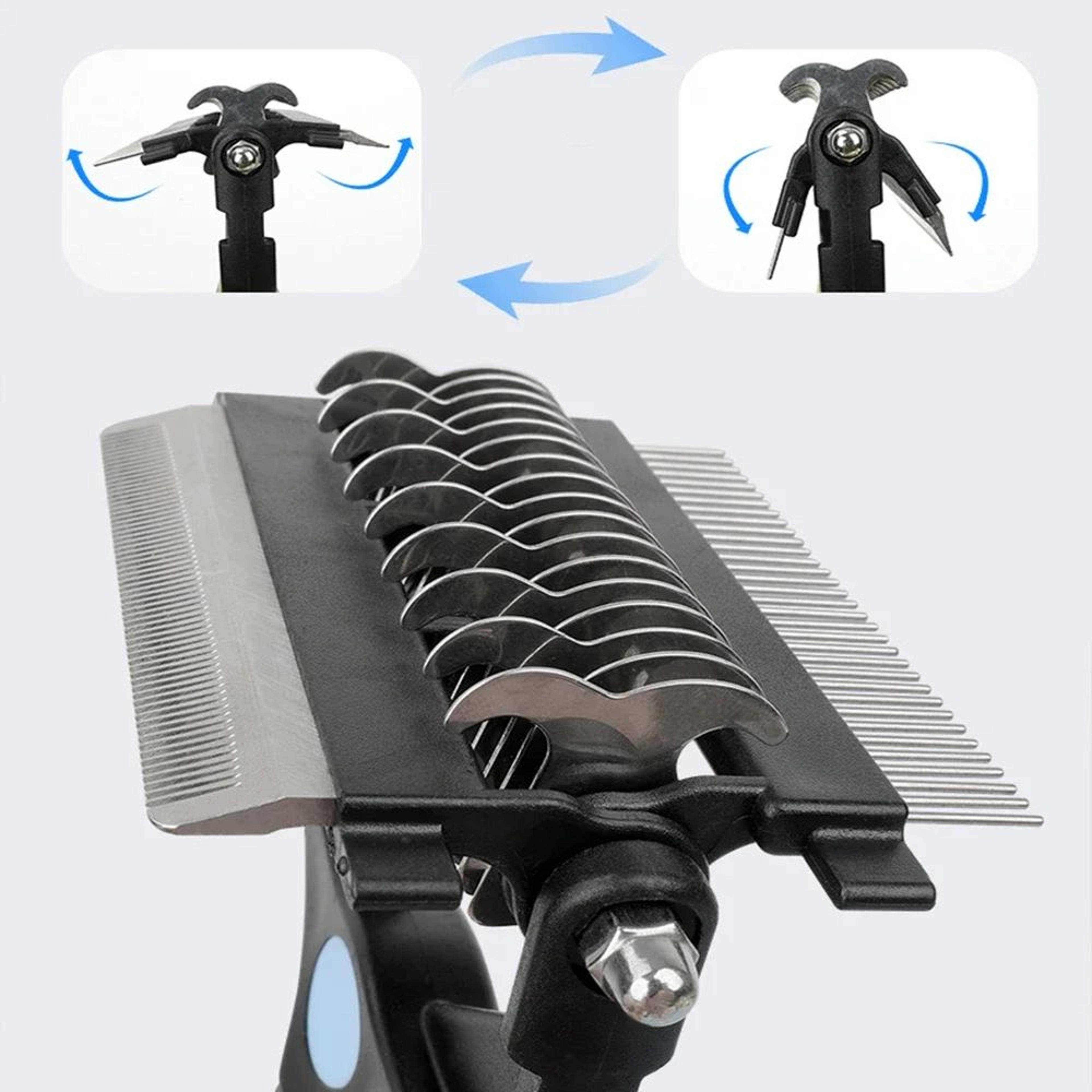 3 In 1 Pet Deshedding Grooming Brush 2