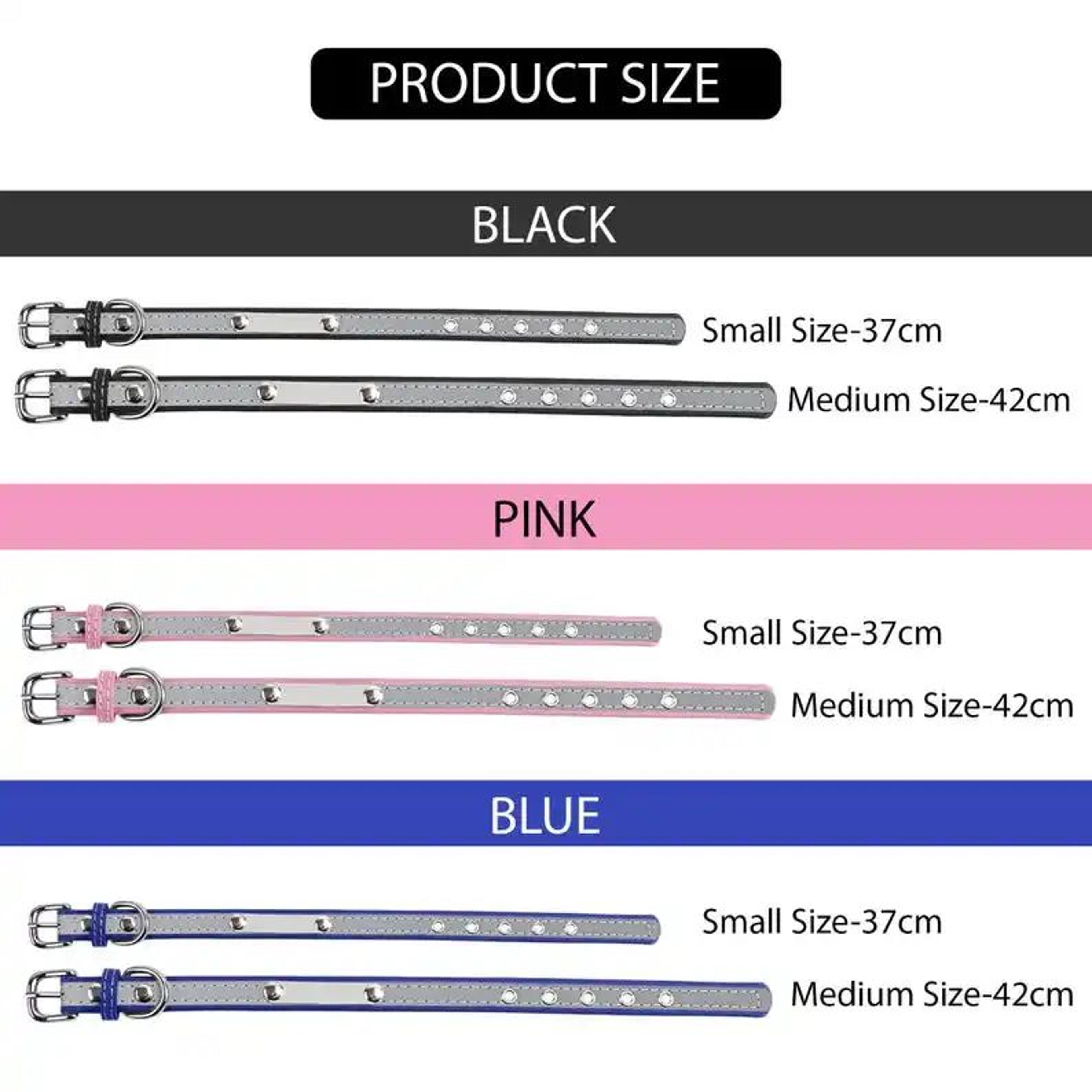 Personalized PU Leather Engraved Dog Collar 2